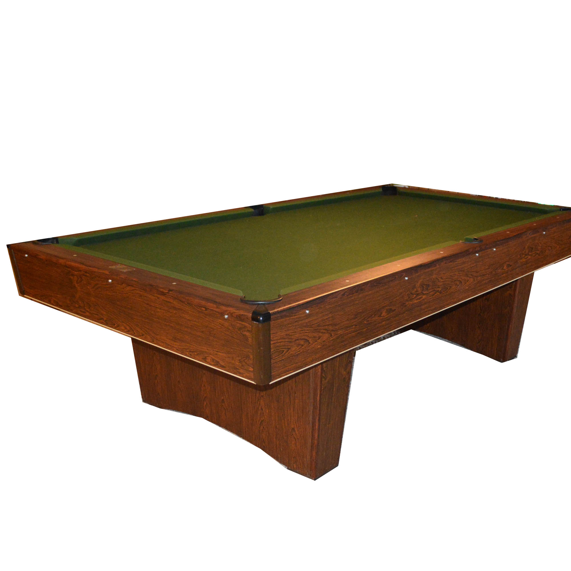 Vintage Steepleton Billiards Table With Accessories