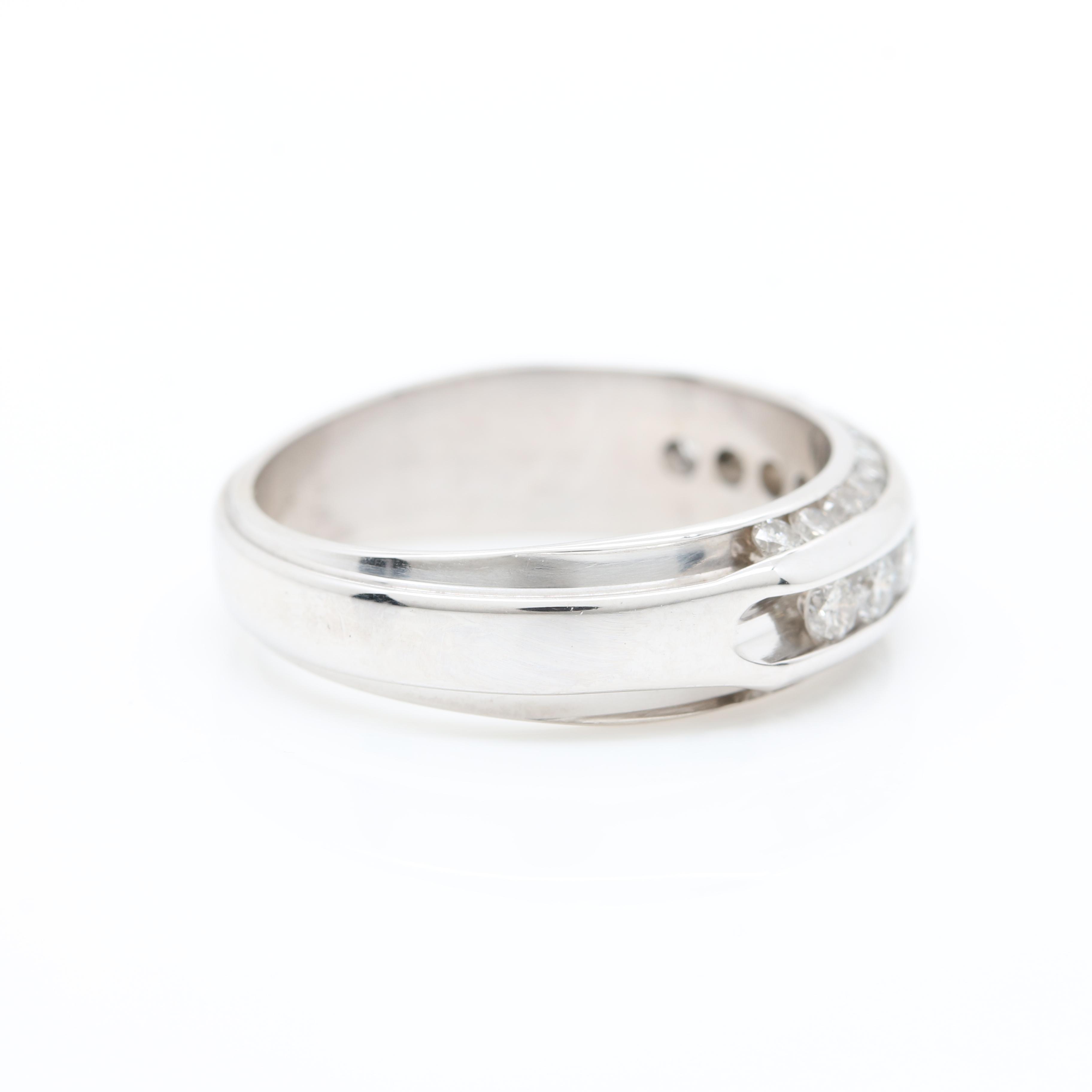 Helzberg Diamonds 14K White Gold Diamond Ring | EBTH