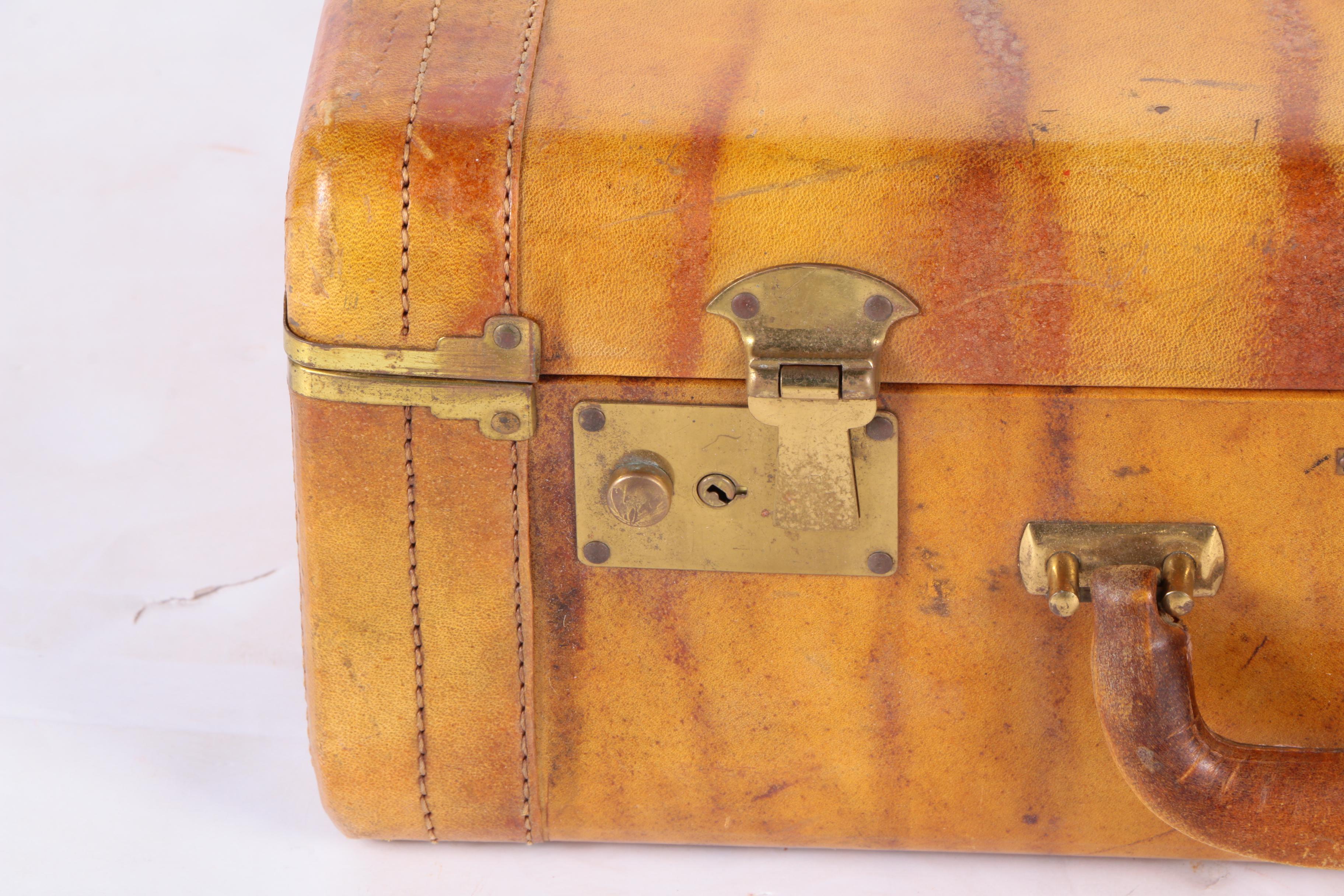 Vintage Leather Suitcases Including Carson and Samsonite EBTH