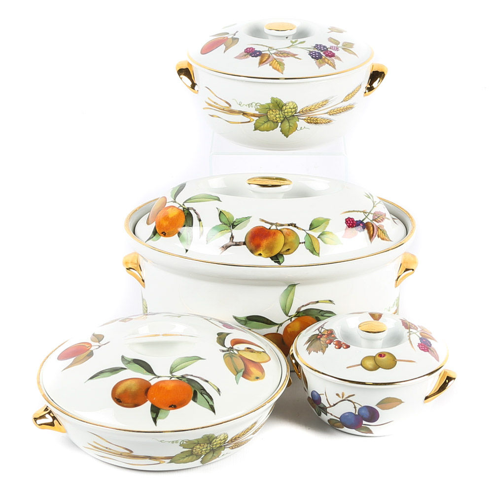 Royal Worcester "Evesham" Porcelain Oven to Table Bakeware EBTH