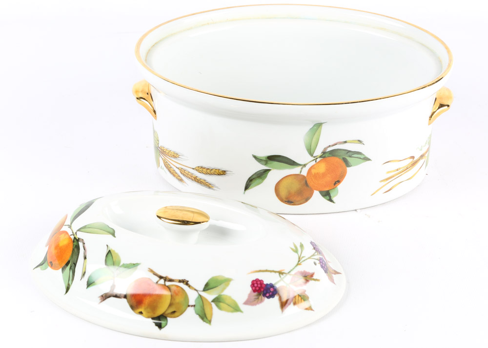 Royal Worcester "Evesham" Porcelain Oven to Table Bakeware EBTH