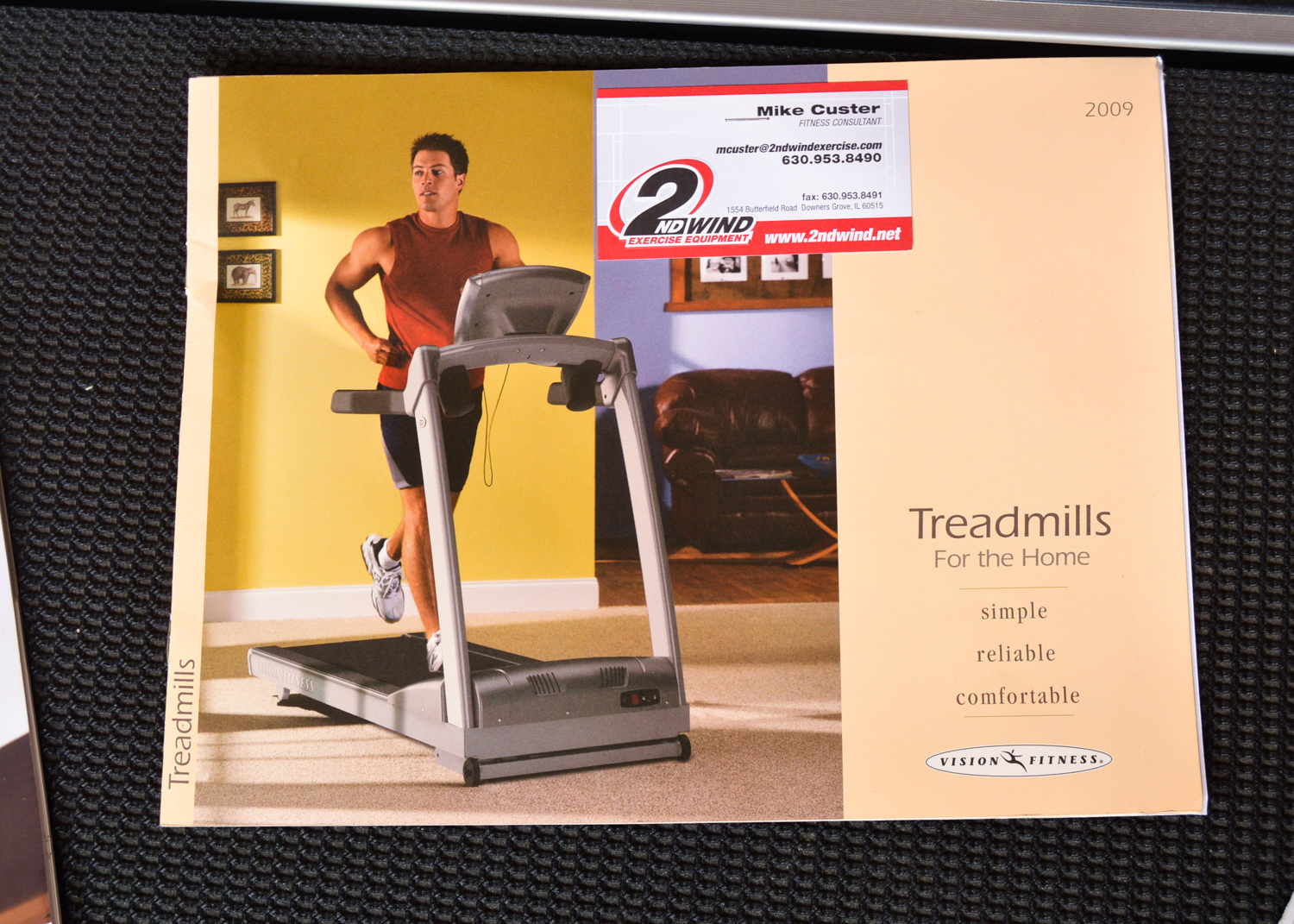 Gym Equipment Vision Fitness Treadmill T9450 Manual Vision Fitness