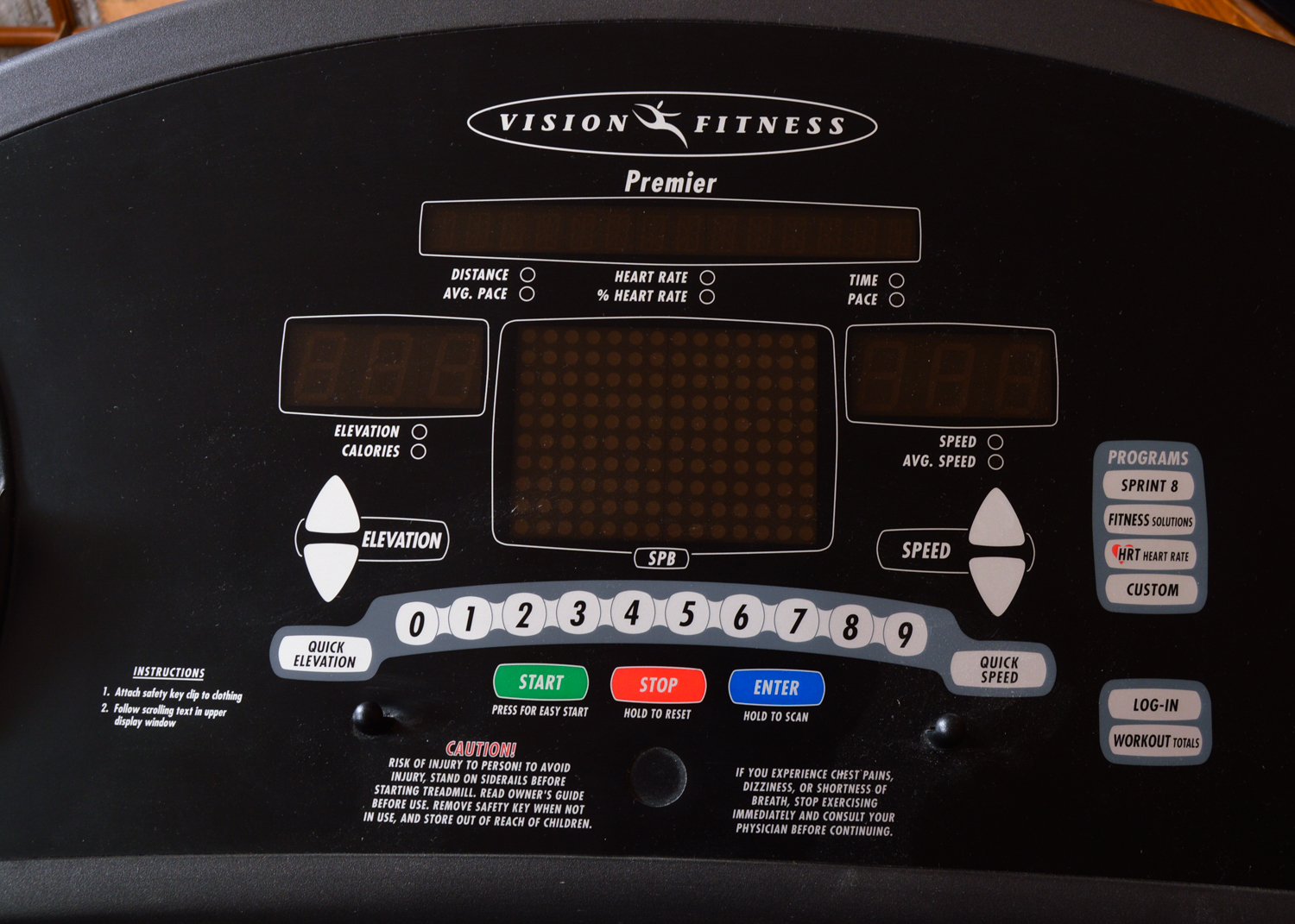 Vision Fitness T9450 Folding Treadmill EBTH