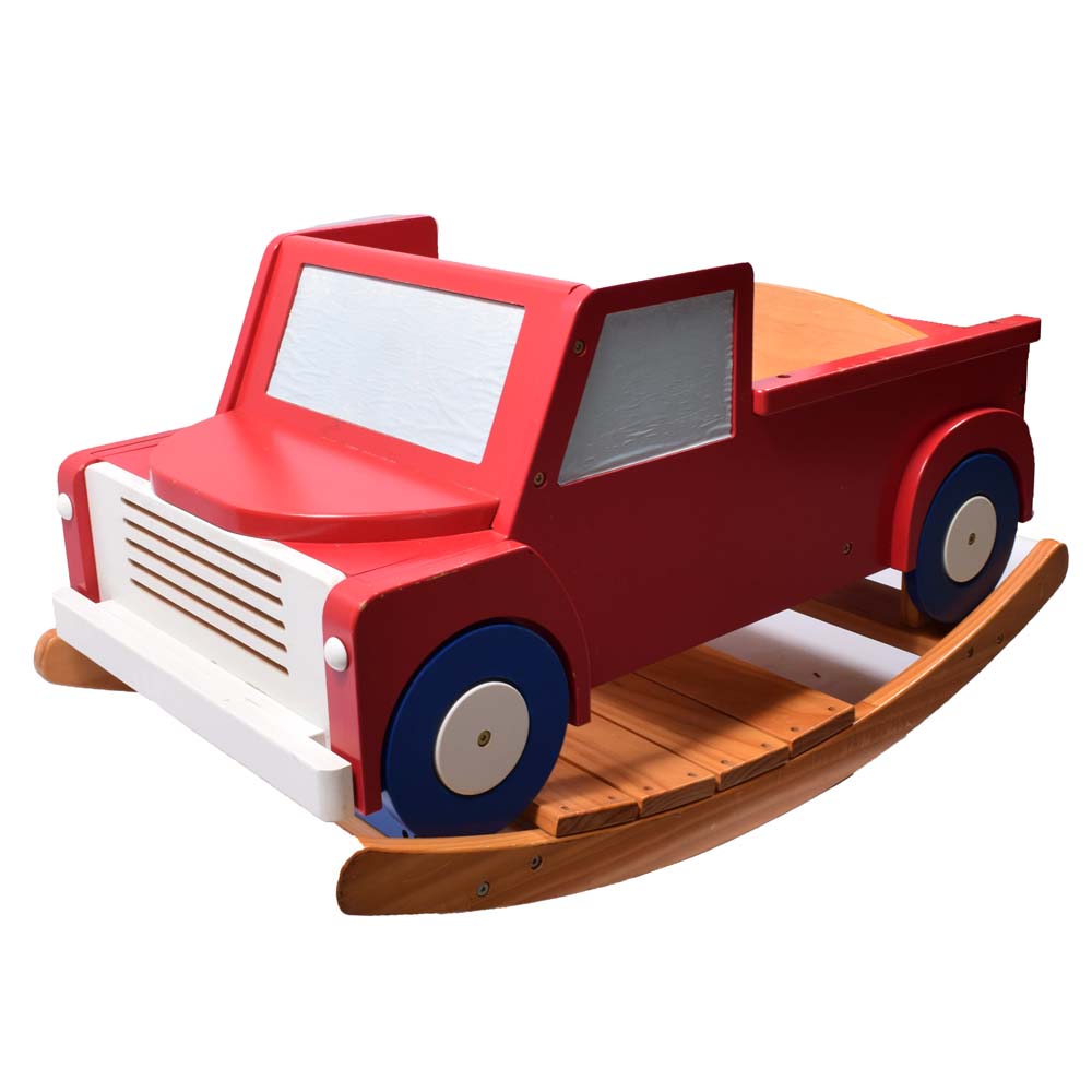 Wooden Child's Rocking Truck EBTH