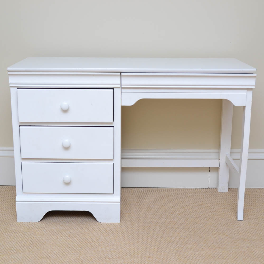 Young America By Stanley Desk And Caned Side Chair Ebth