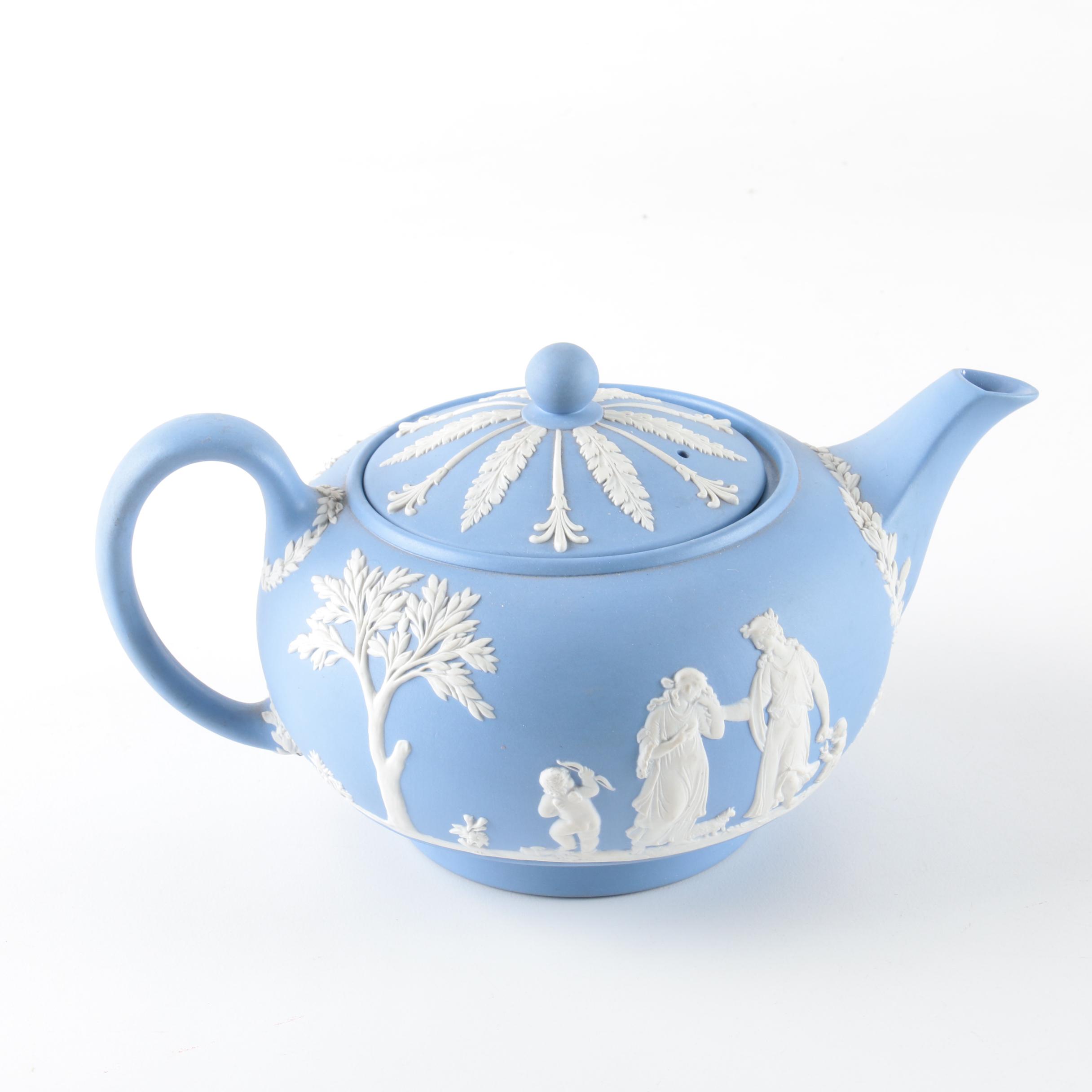 Wedgwood Jasperware Teapot EBTH