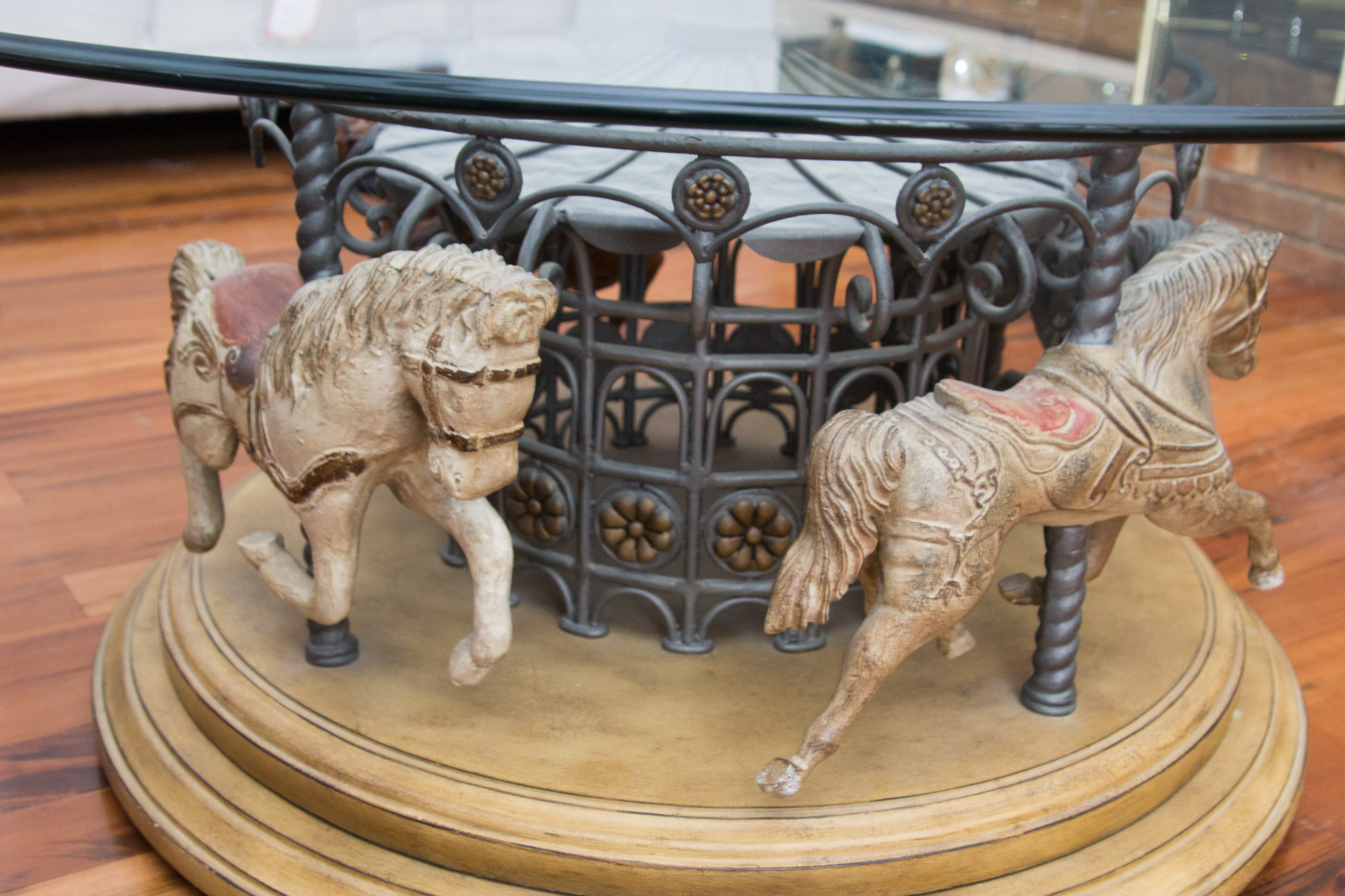 Carousel Horse Coffee Table | EBTH
