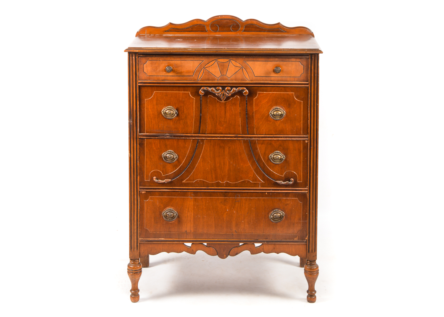 Vintage Art Nouveau Style Dresser Ebth