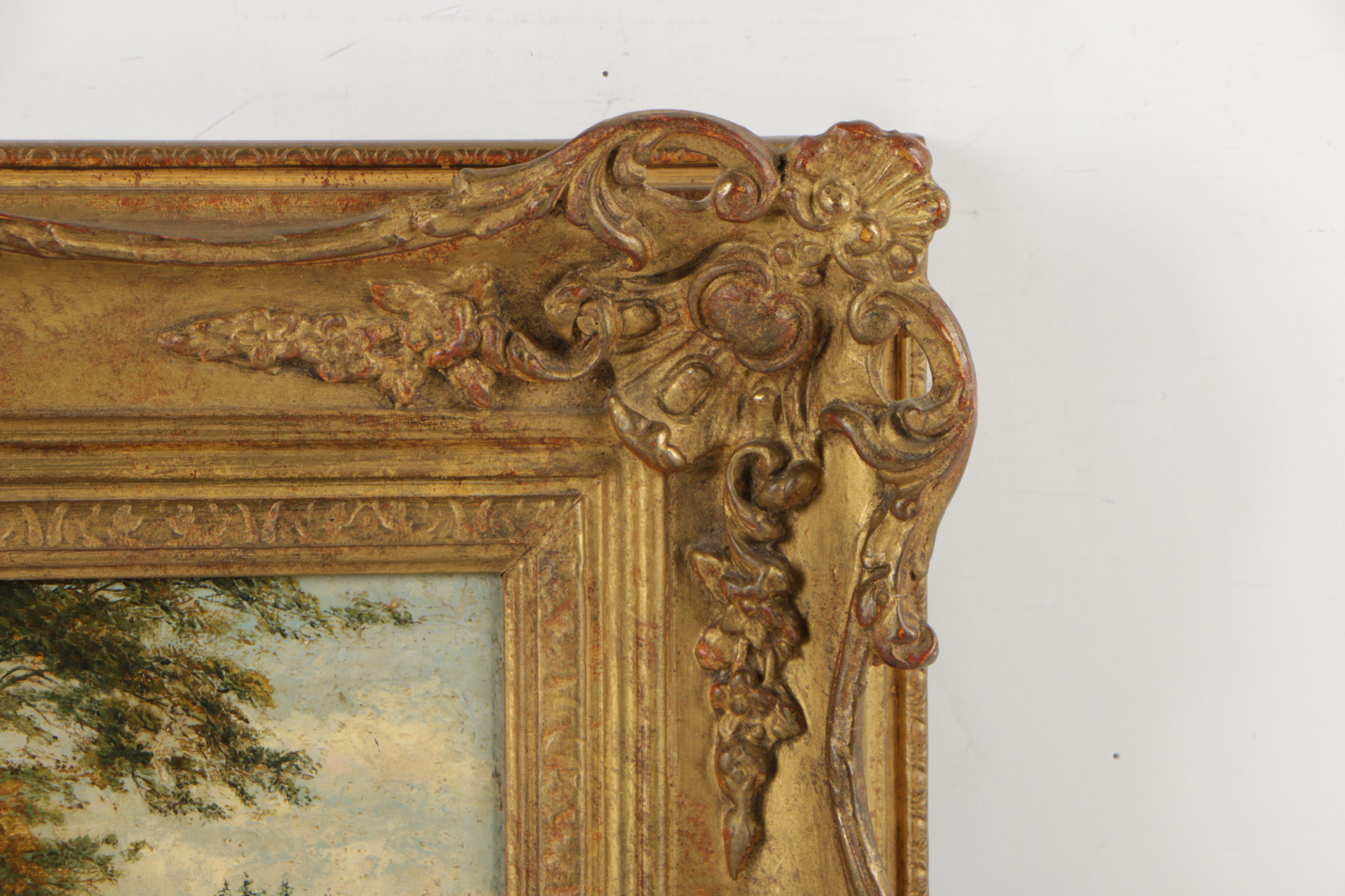 Antique Oil Painting in Ornate Frame EBTH