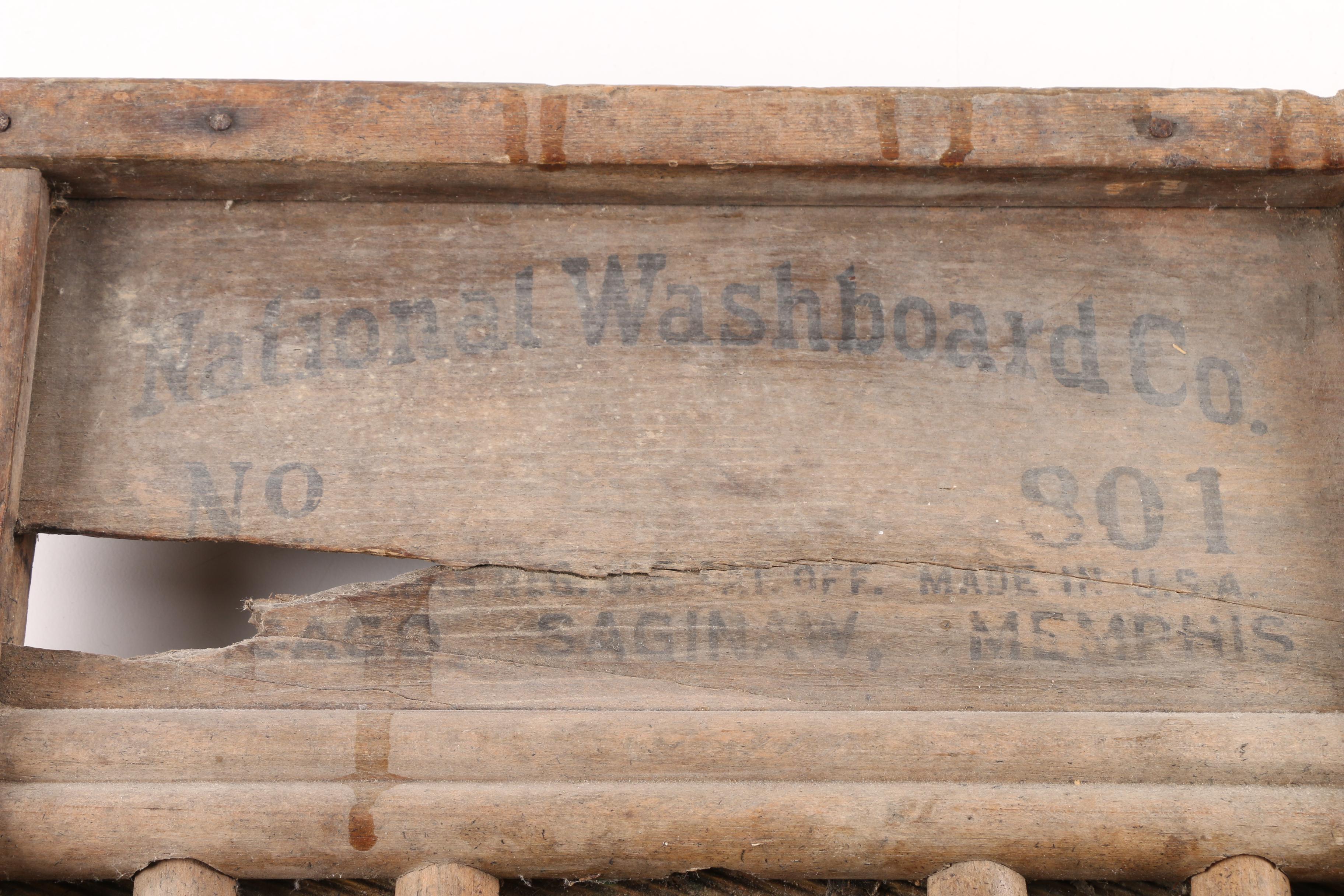 National Washboard Co. No. 801 Washboard EBTH