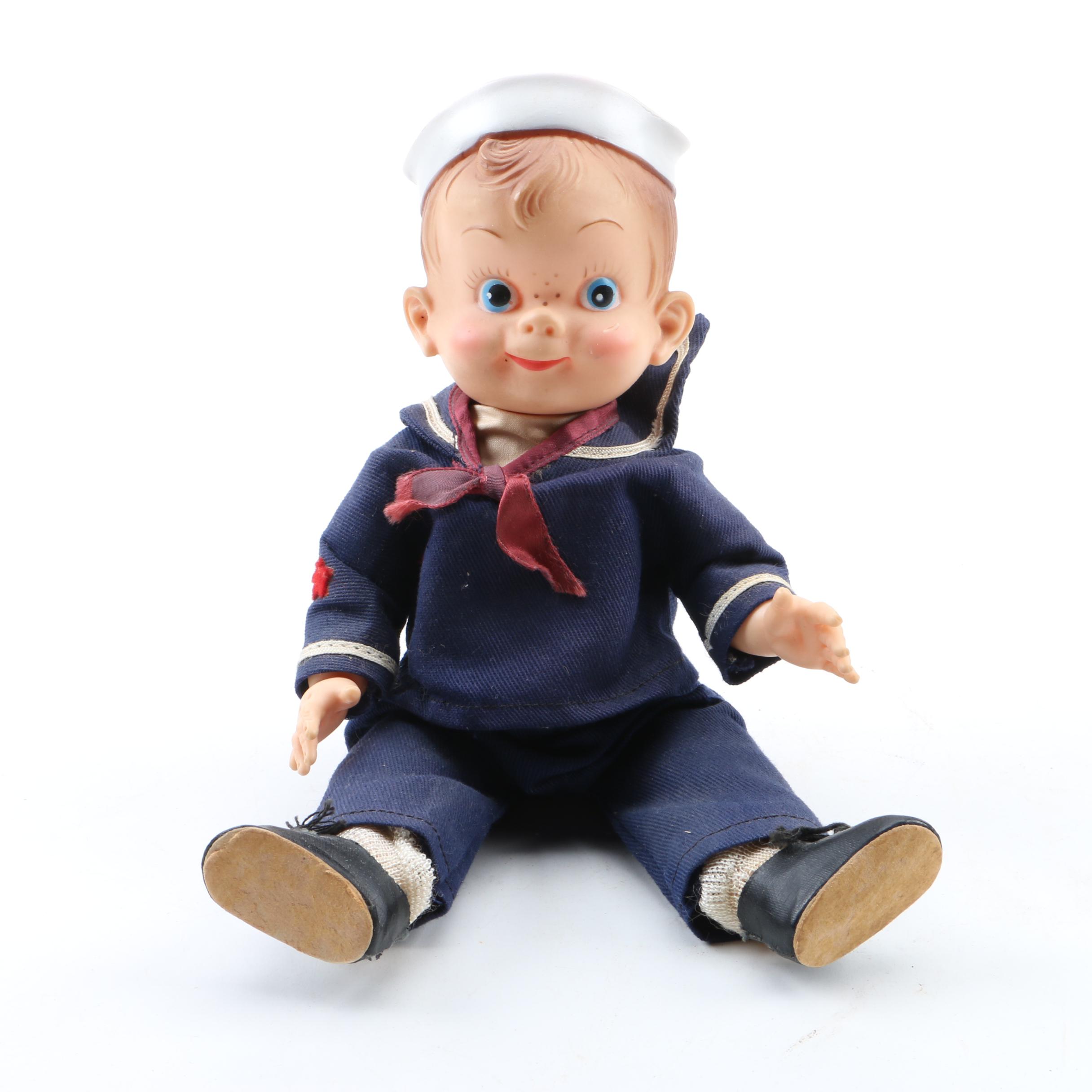 vintage sailor doll