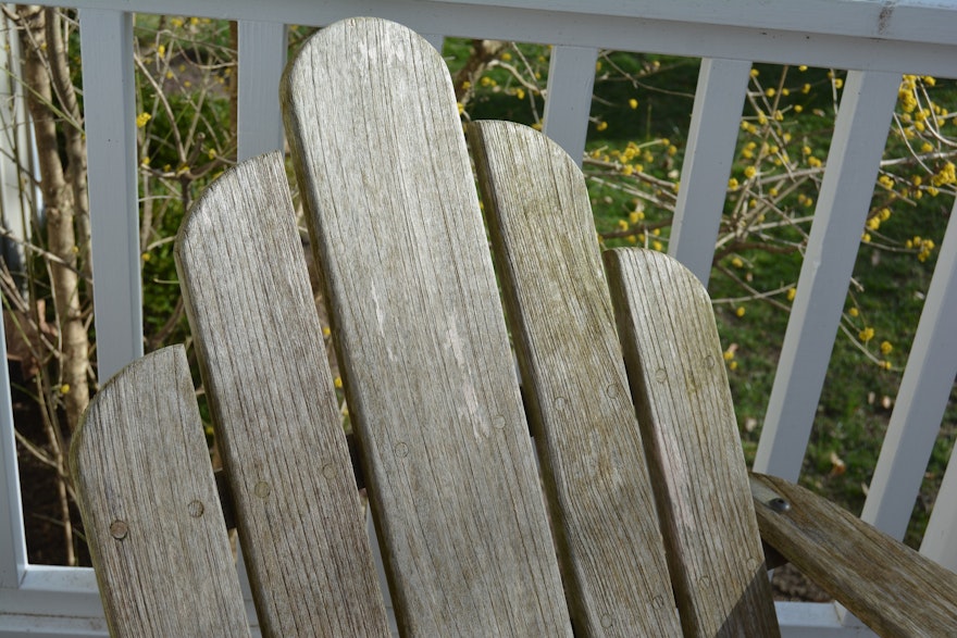 Smith & Hawken Teak Adirondack Chairs | EBTH