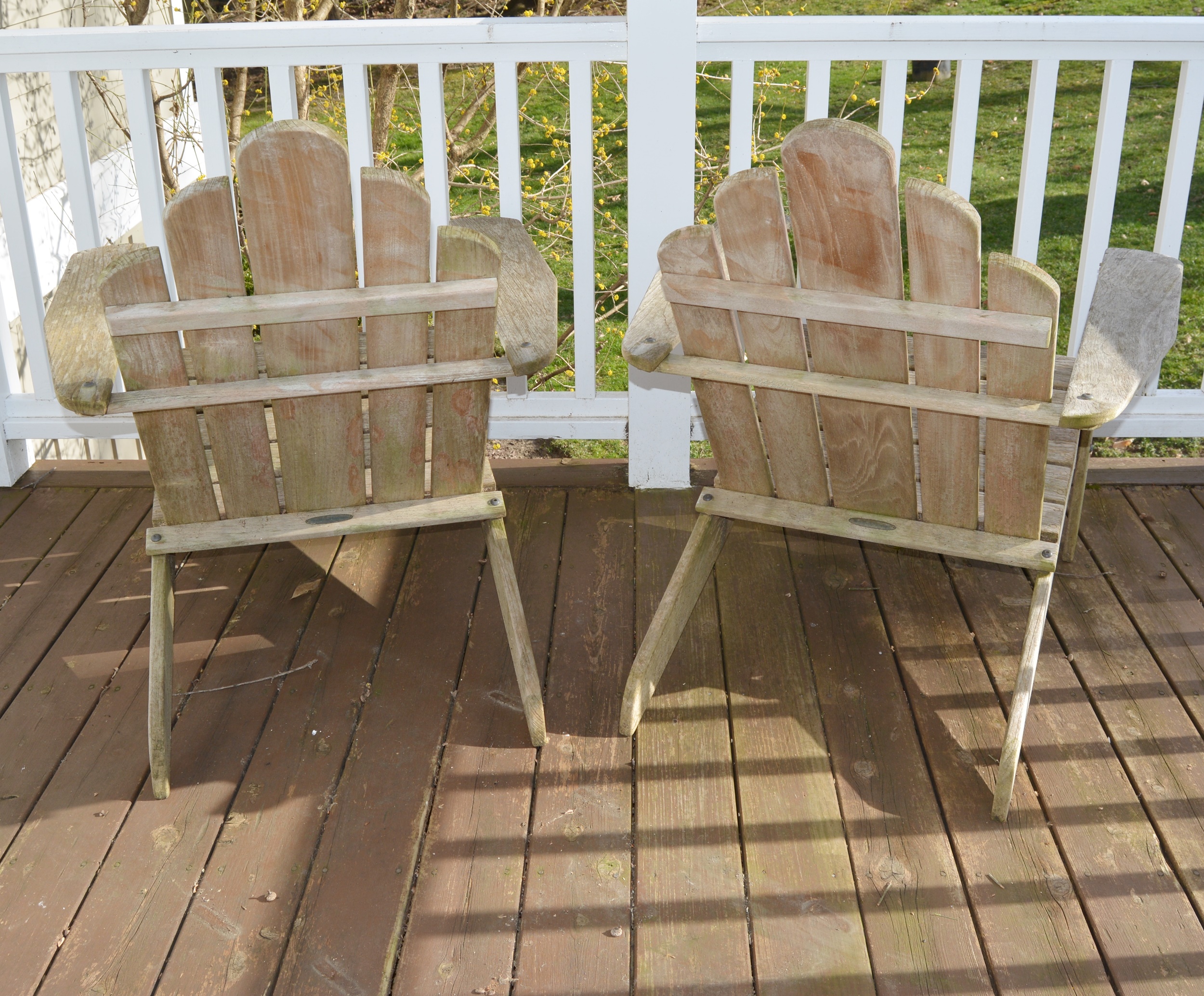 Smith &amp; Hawken Teak Adirondack Chairs | EBTH