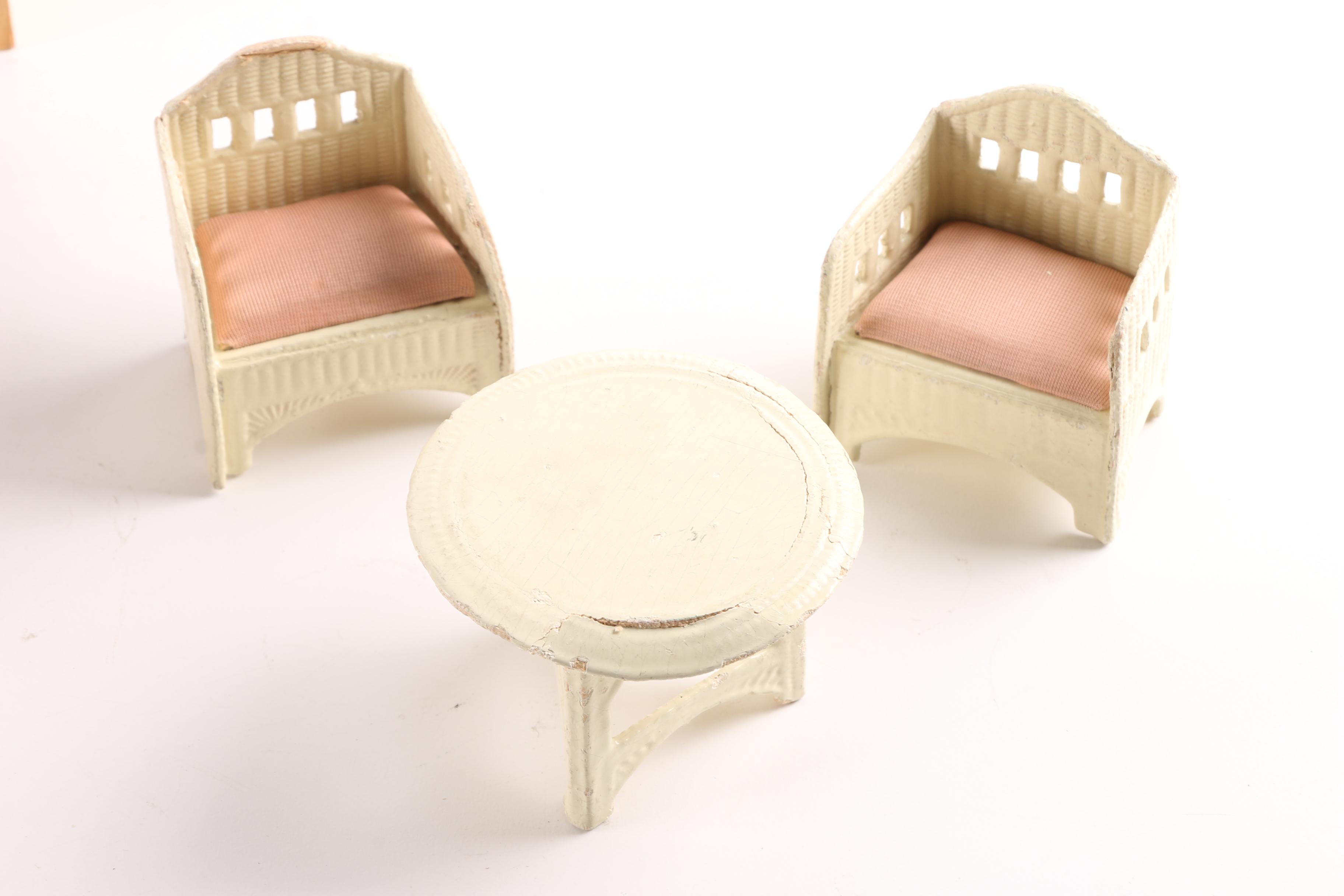 Miniature Plastic Furniture and Dolls | EBTH
