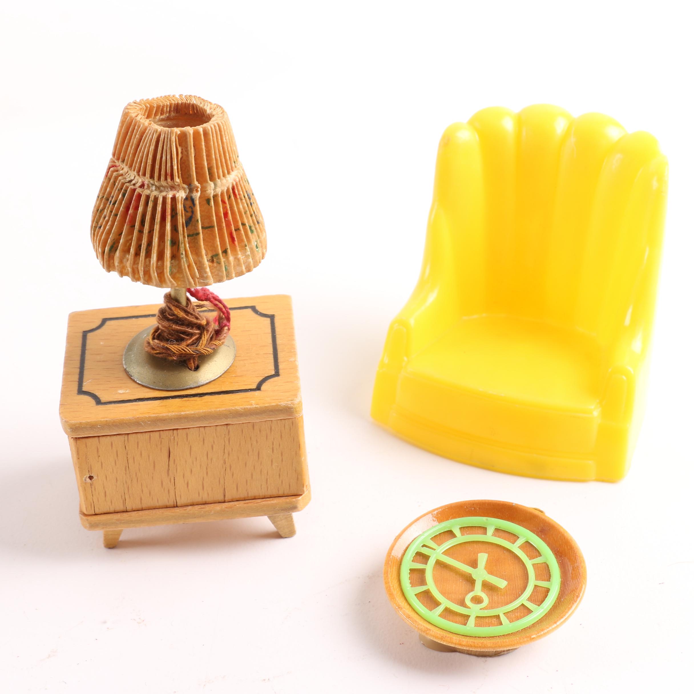 Miniature Plastic Furniture and Dolls | EBTH