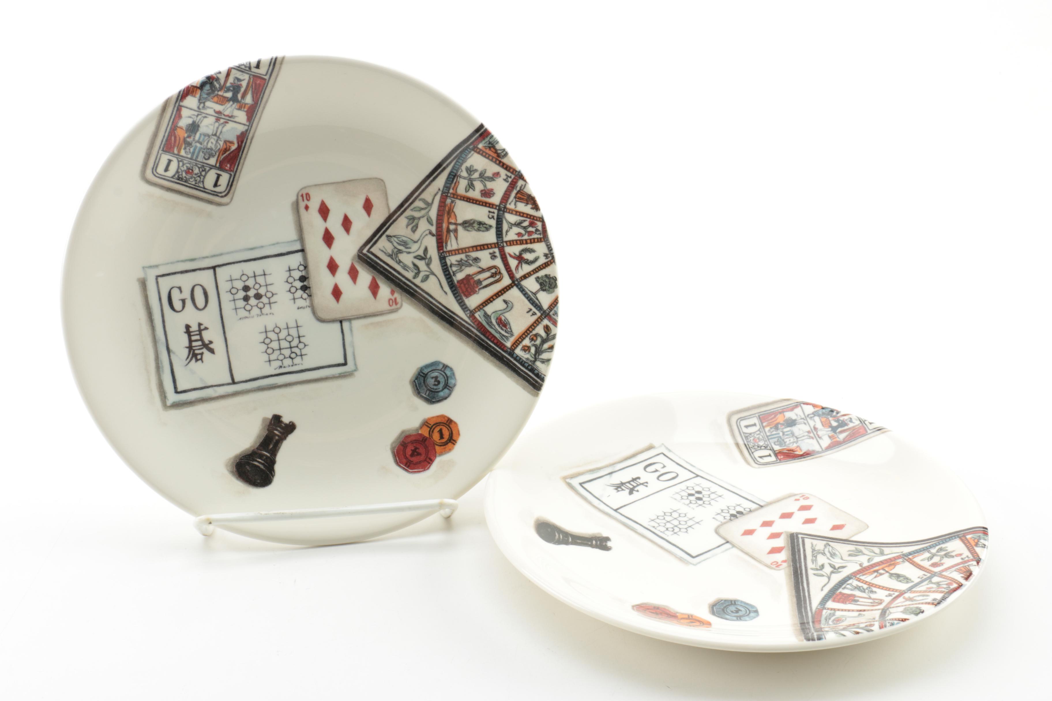 Gien "Jeux" Canapé Plates EBTH