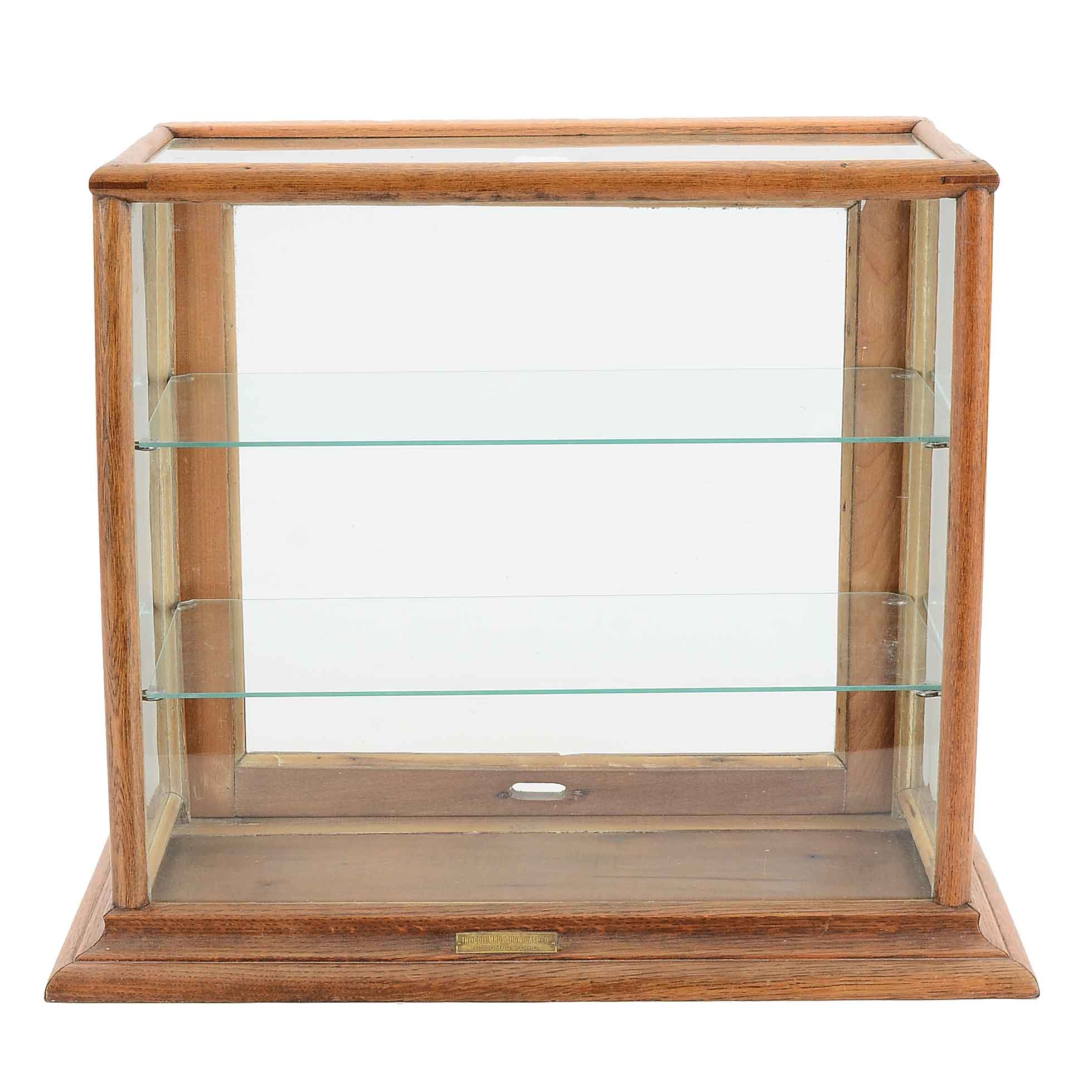 Vintage Oak Countertop Display Ebth