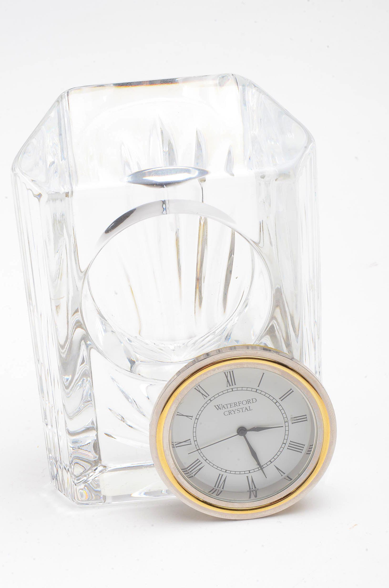 Waterford Crystal "Colonnade" Clock EBTH