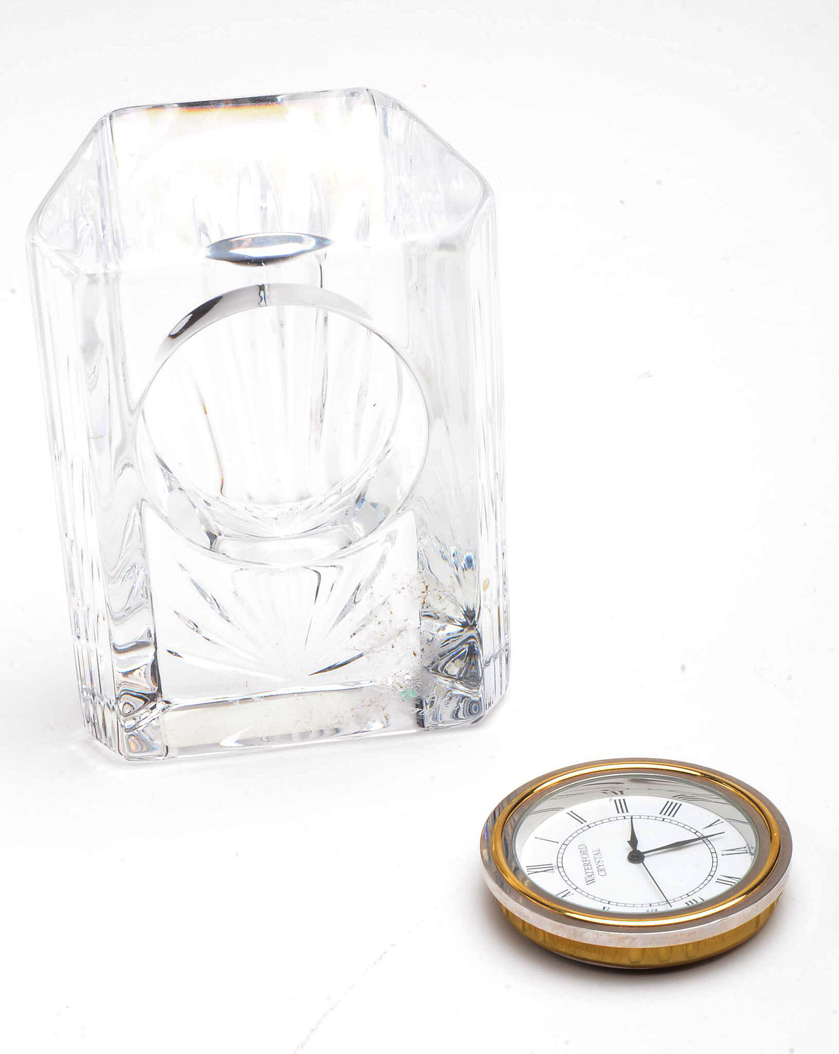 Waterford Crystal "Colonnade" Clock EBTH