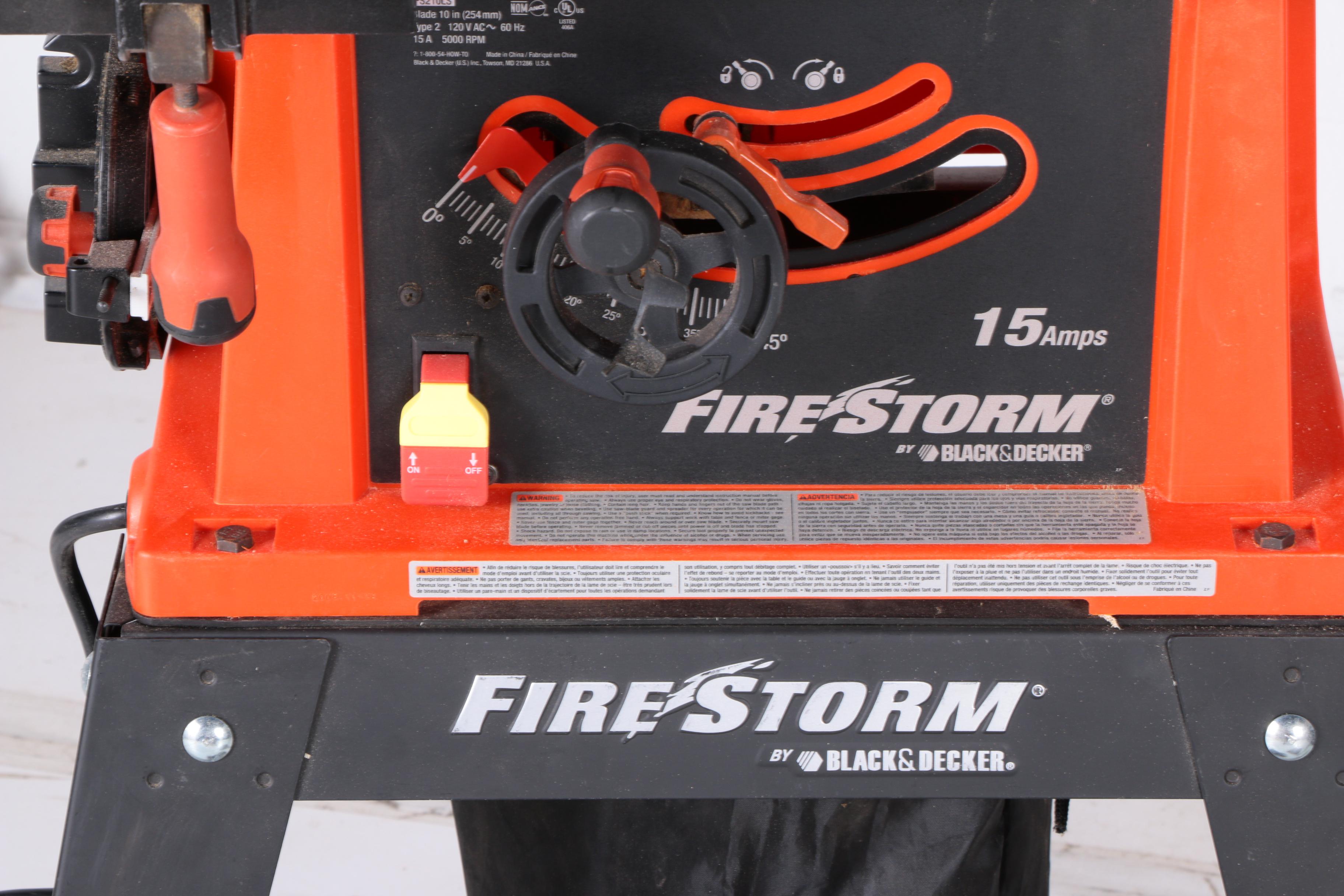 Black and Decker Firestorm Table Saw and Bench N' Vise Workbench EBTH