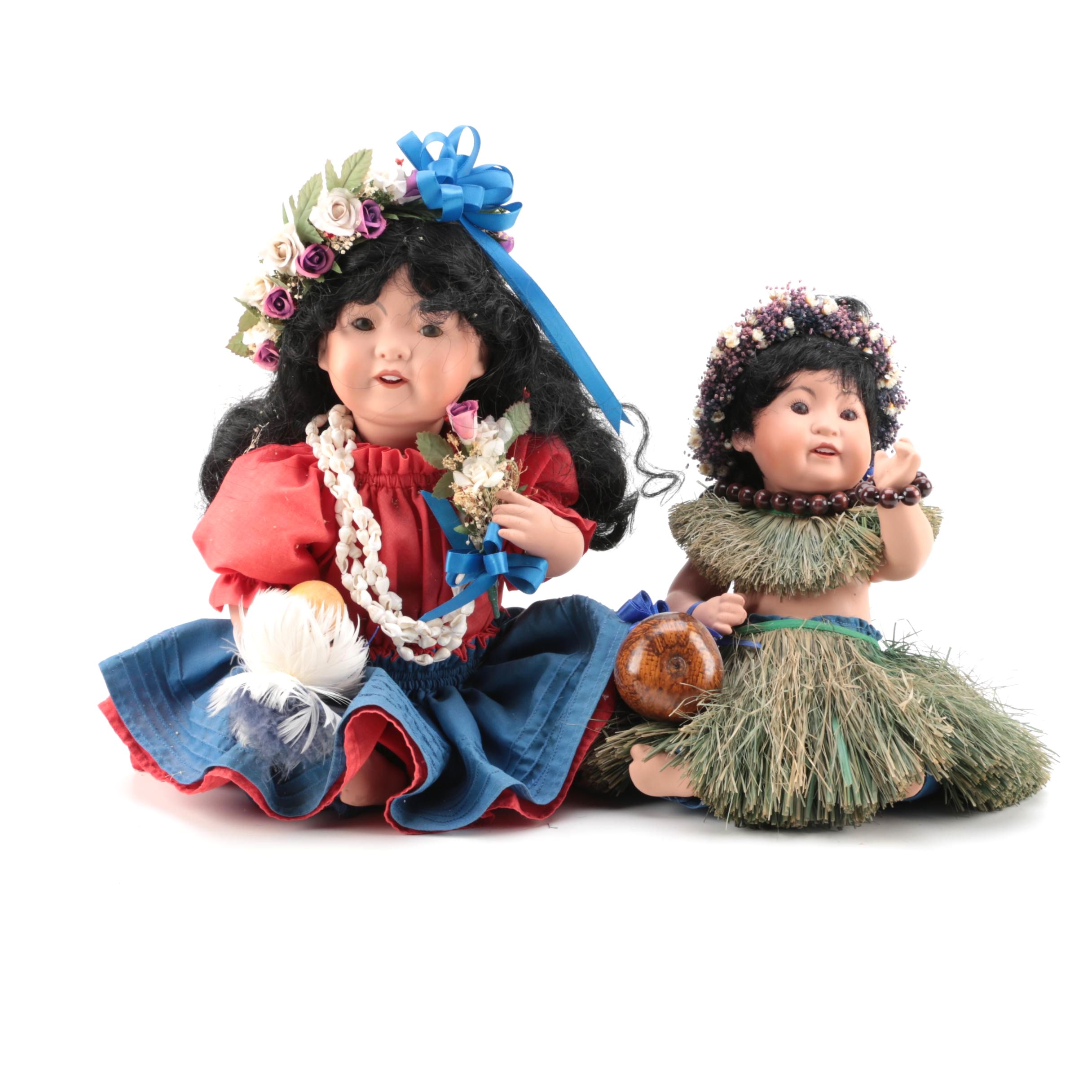 hawaiian porcelain dolls