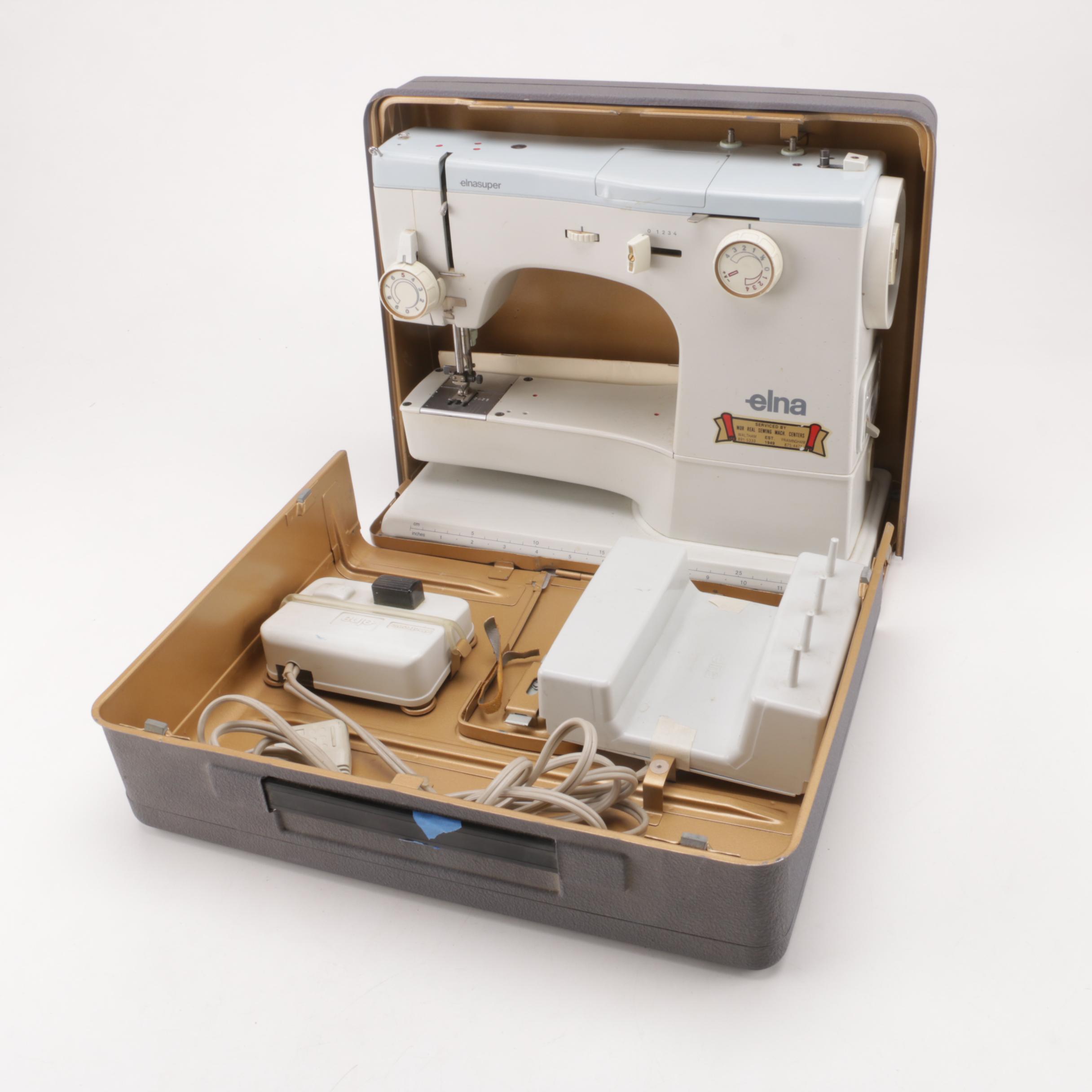 Vintage Elna Sewing Machine EBTH