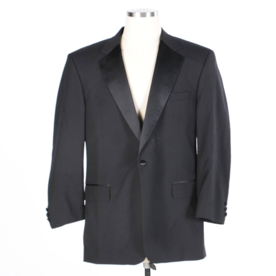 Men's Jos. A. Bank Black Wool Tuxedo Jacket | EBTH