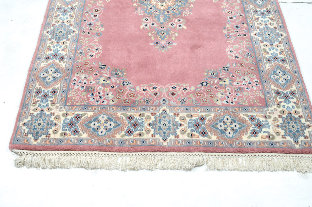4' x 7' Vintage Fine Hand-Knotted Indo-Persian Kerman Rug ...
