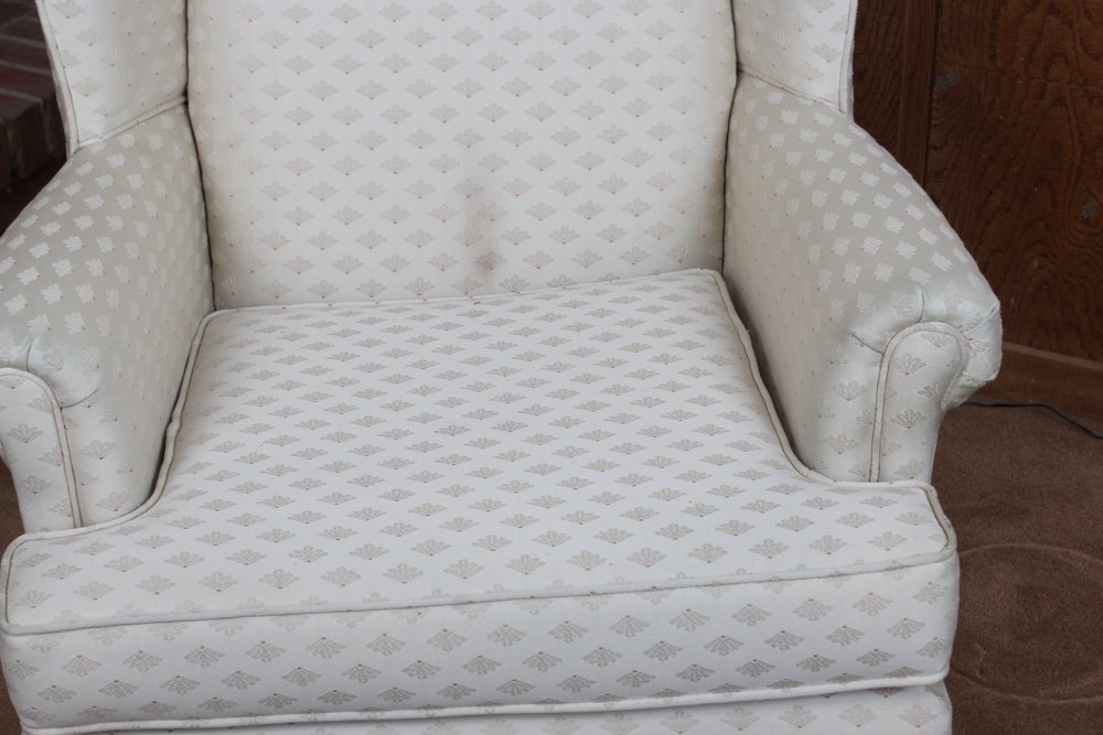 Vintage Les Brown Chair Co. Wingback Armchair EBTH