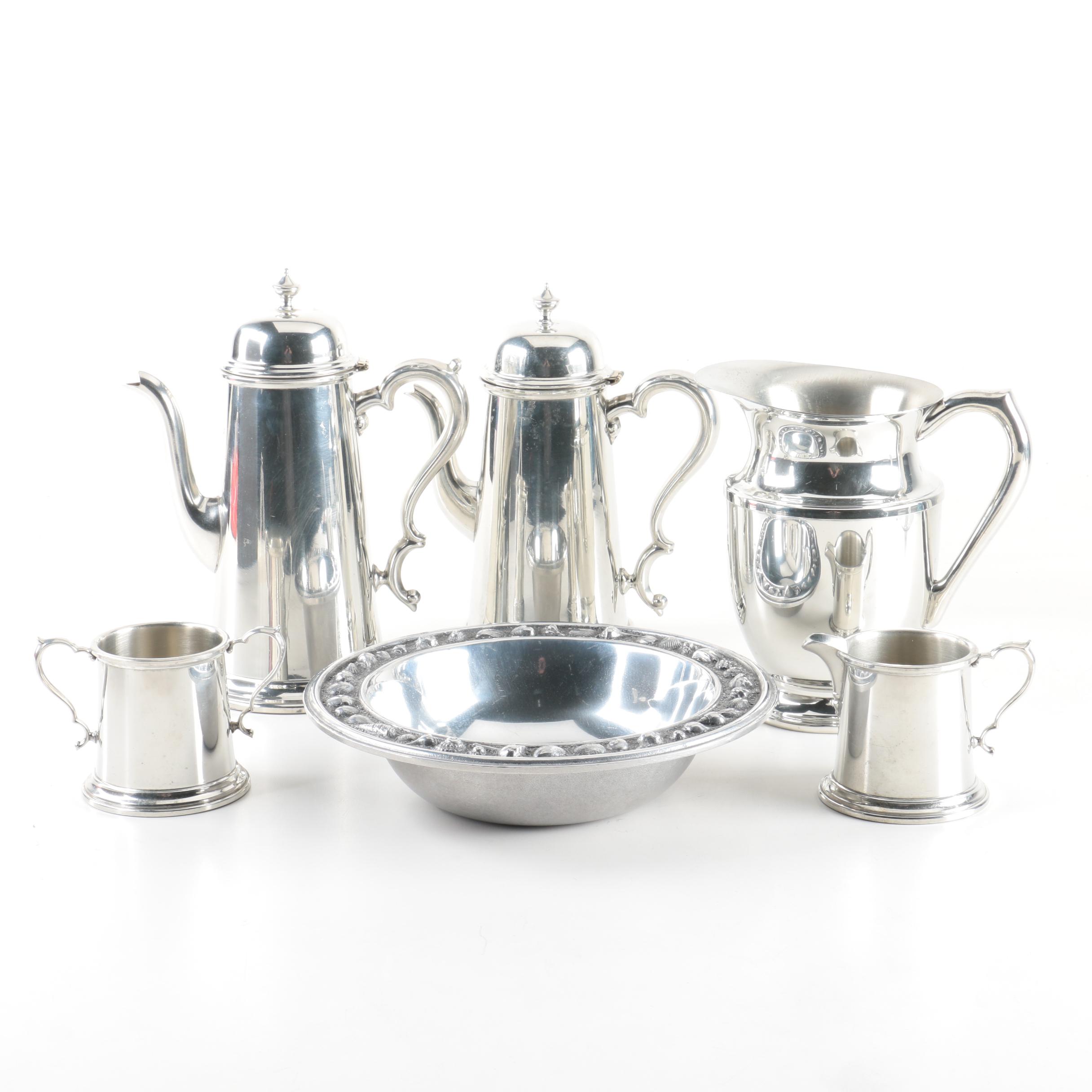 Colonial Pewter by Boardman Coffee and Tea Service and Assorted Serveware EBTH