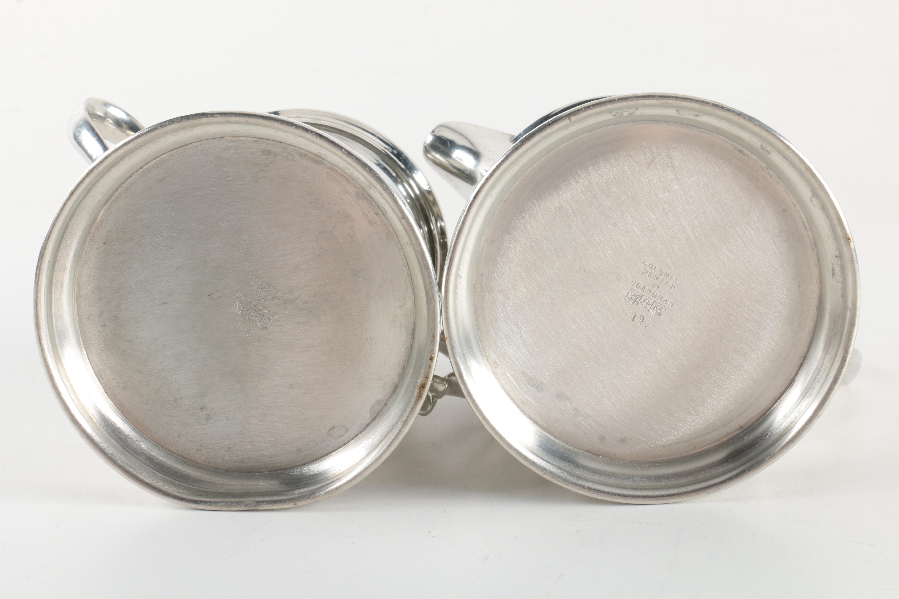 Colonial Pewter by Boardman Coffee and Tea Service and Assorted Serveware EBTH