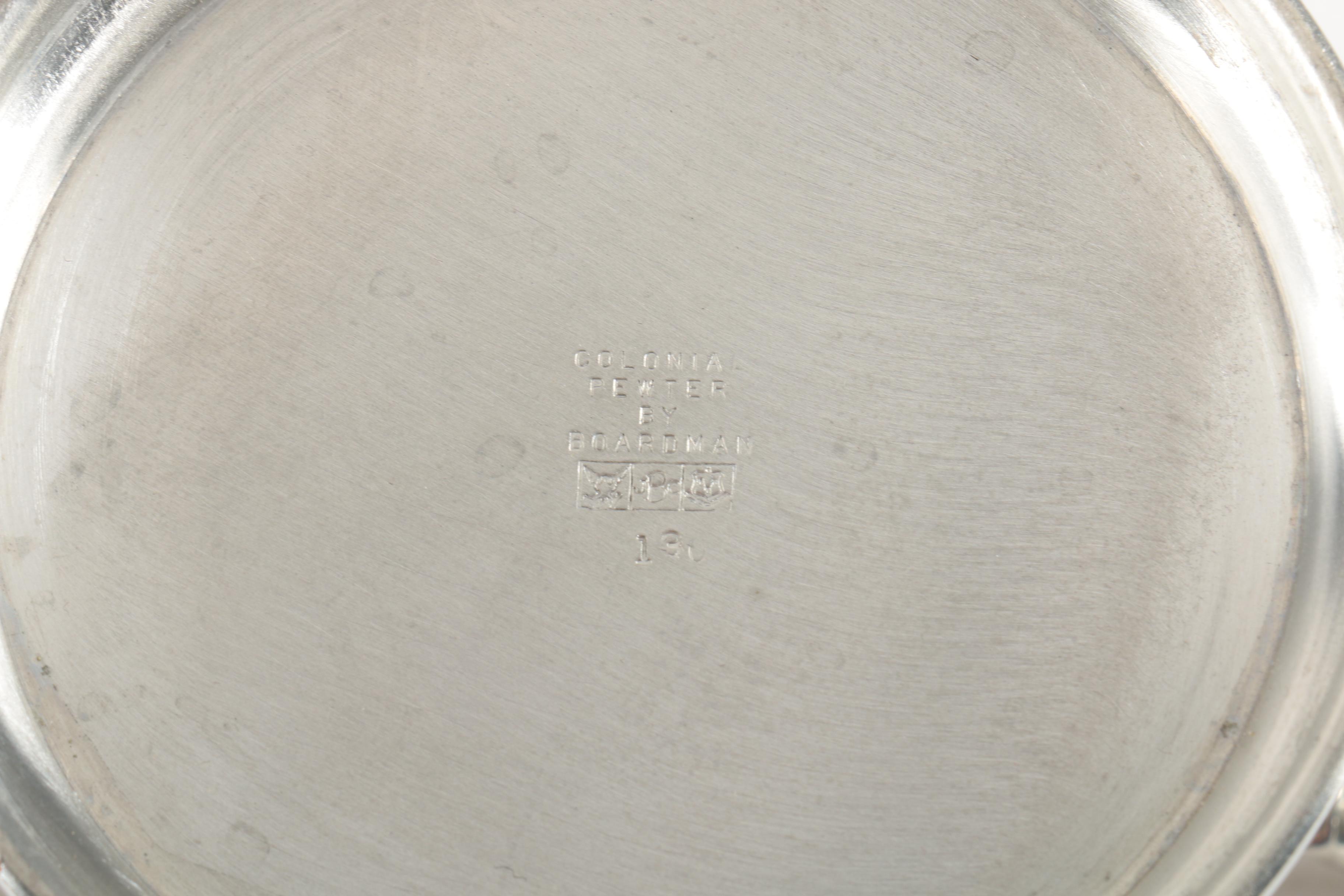 Colonial Pewter by Boardman Coffee and Tea Service and Assorted Serveware EBTH