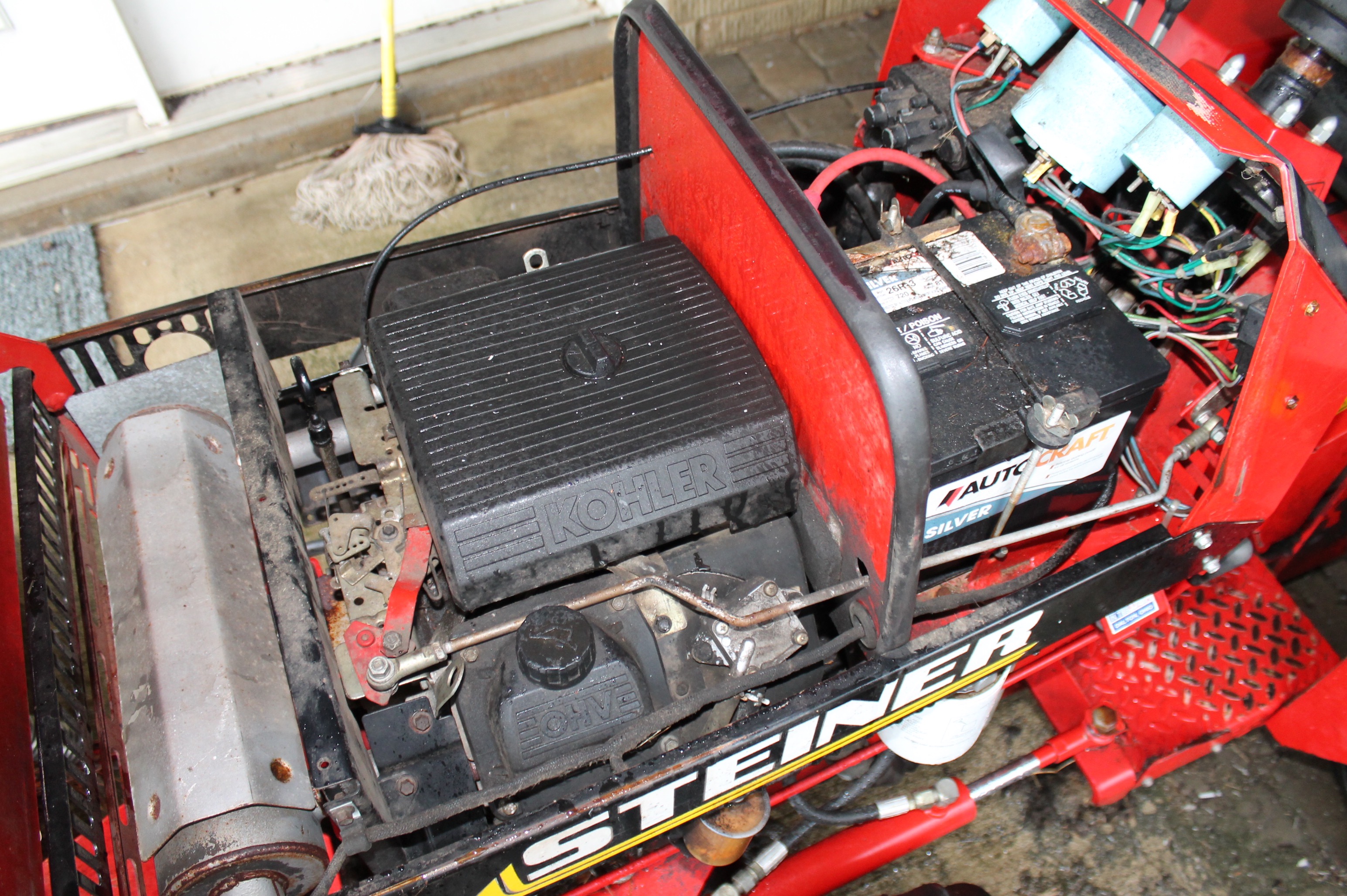 Steiner 430 Max Lawn Tractor with 60" Cutting Deck and Dozer Blade EBTH