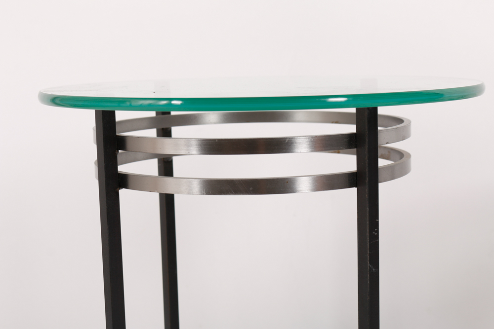 Contemporary Glass Top Accent Tables EBTH