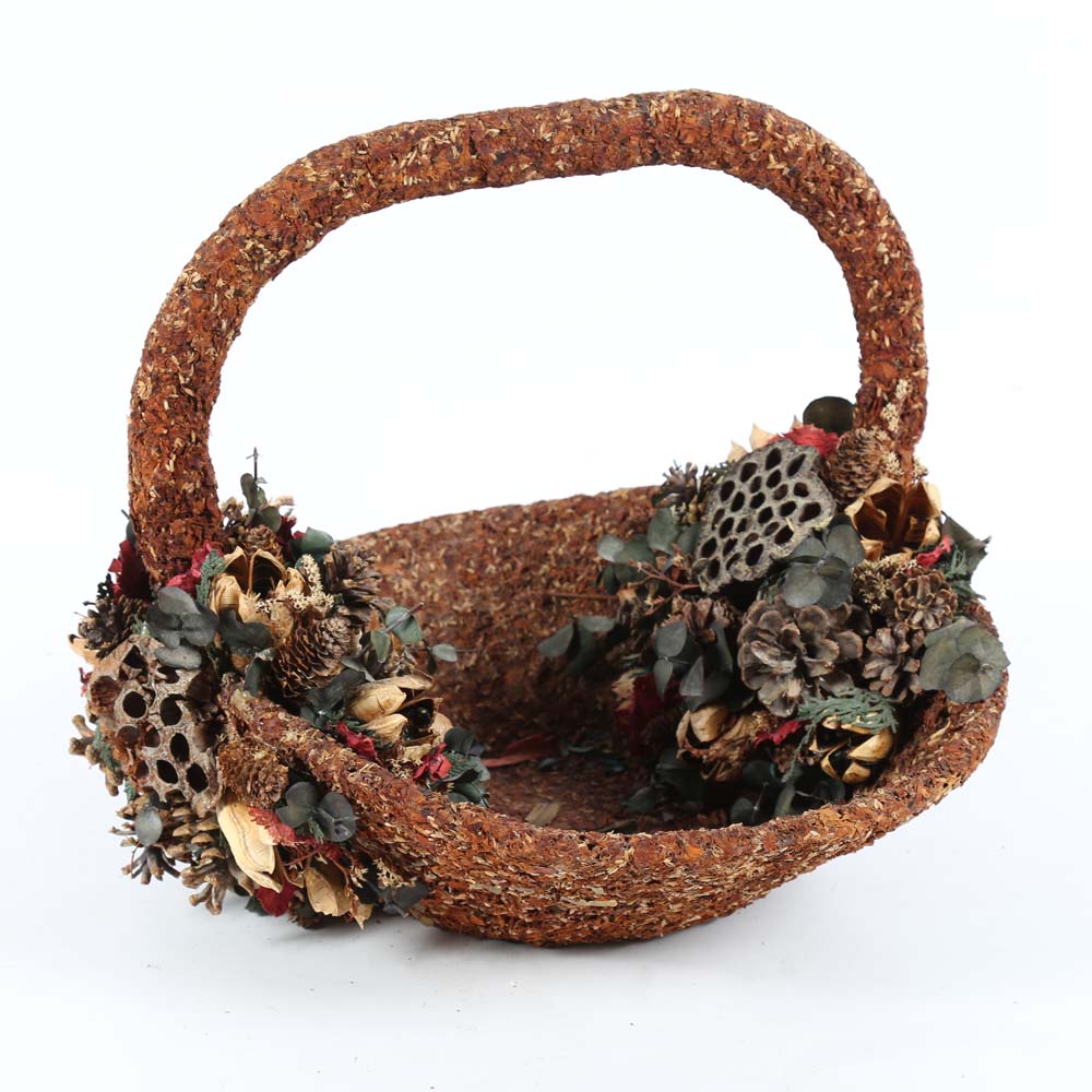 Baskets and Silk Greenery EBTH