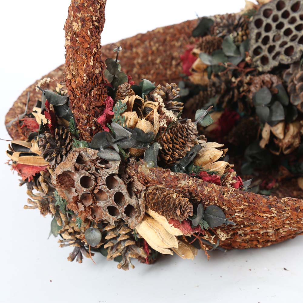 Baskets and Silk Greenery EBTH