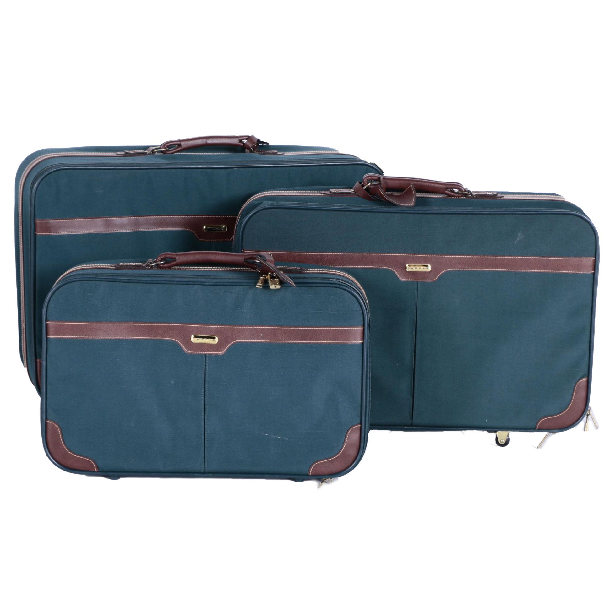 jaguar 3 piece luggage set