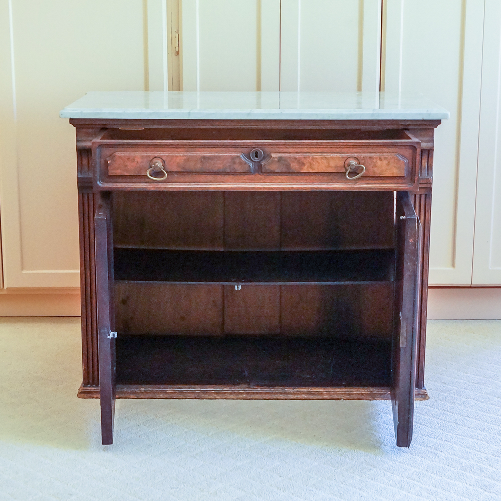 Antique Victorian Marble Top Wash Stand | EBTH