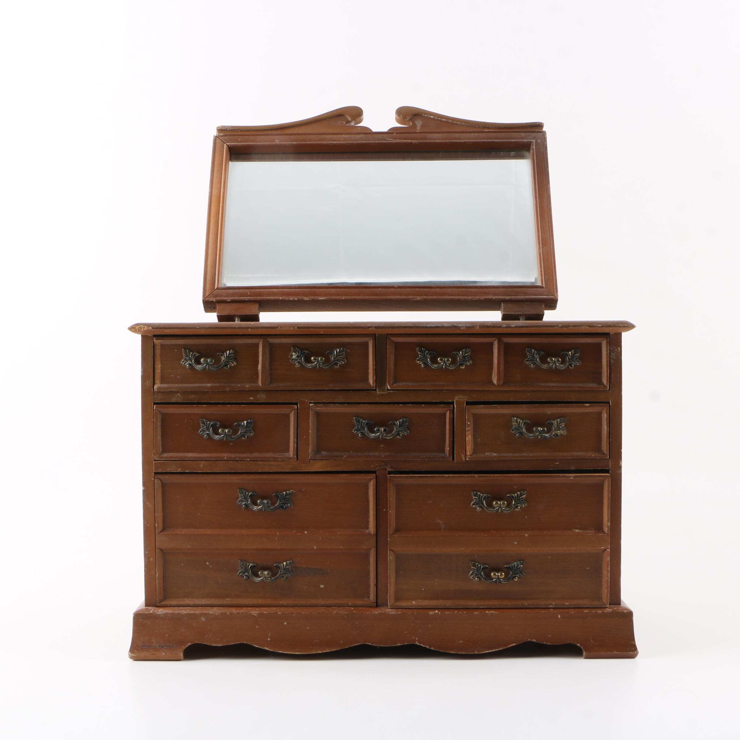 Miniature Dresser Musical Jewelry Box EBTH