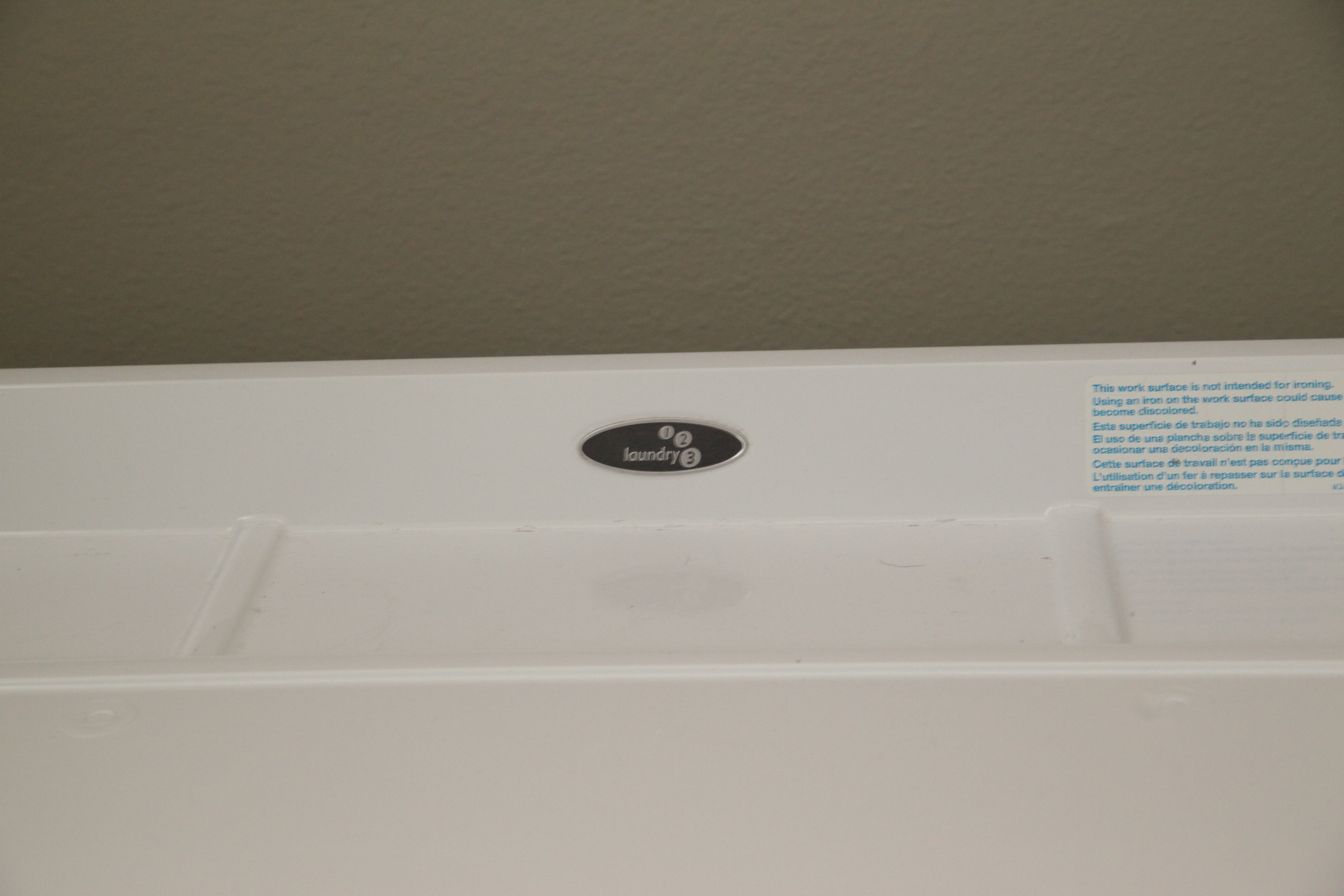 Whirlpool "Laundry 123" Washer and Dryer Work Surface EBTH