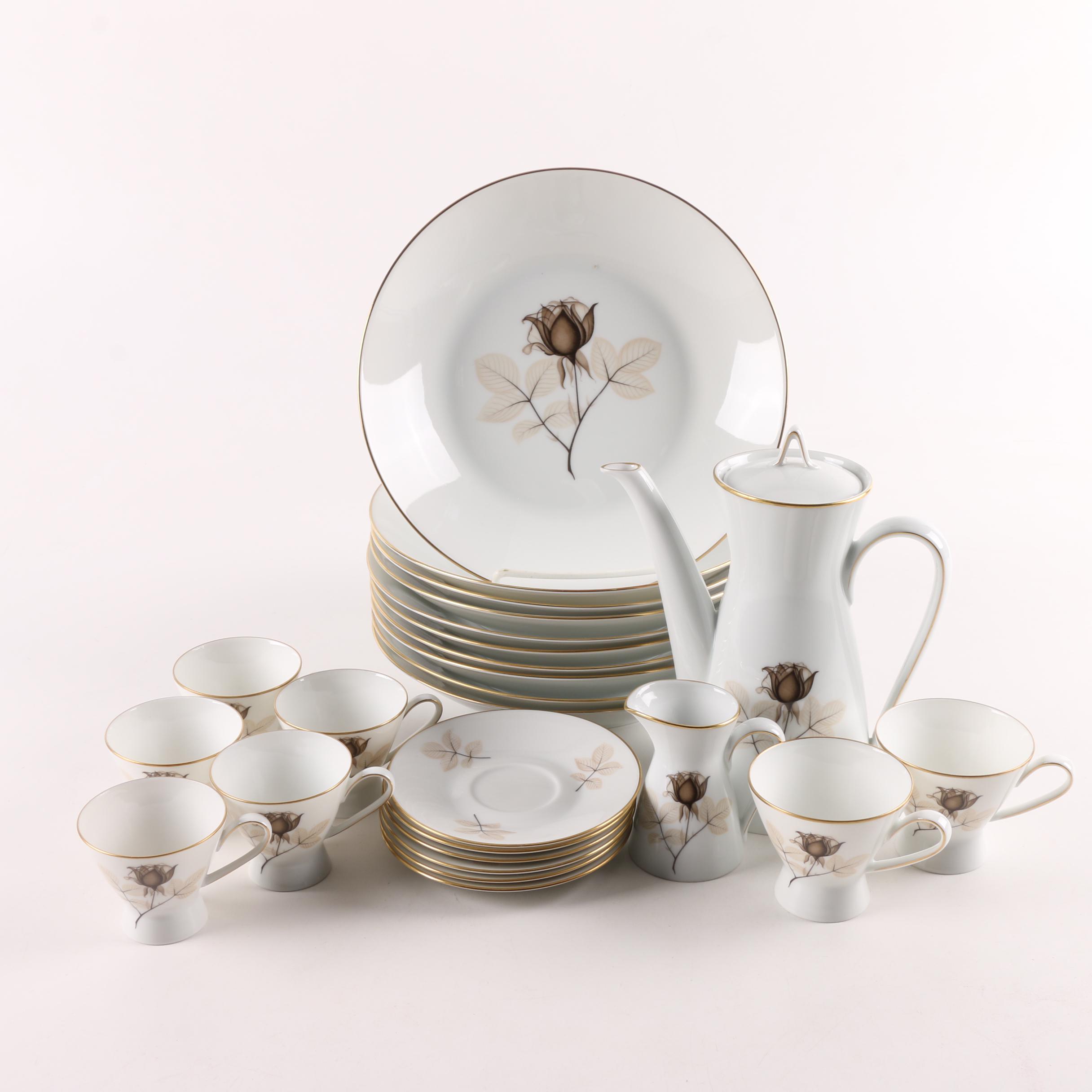 Rosenthal "Shadow Rose" Dinnerware EBTH