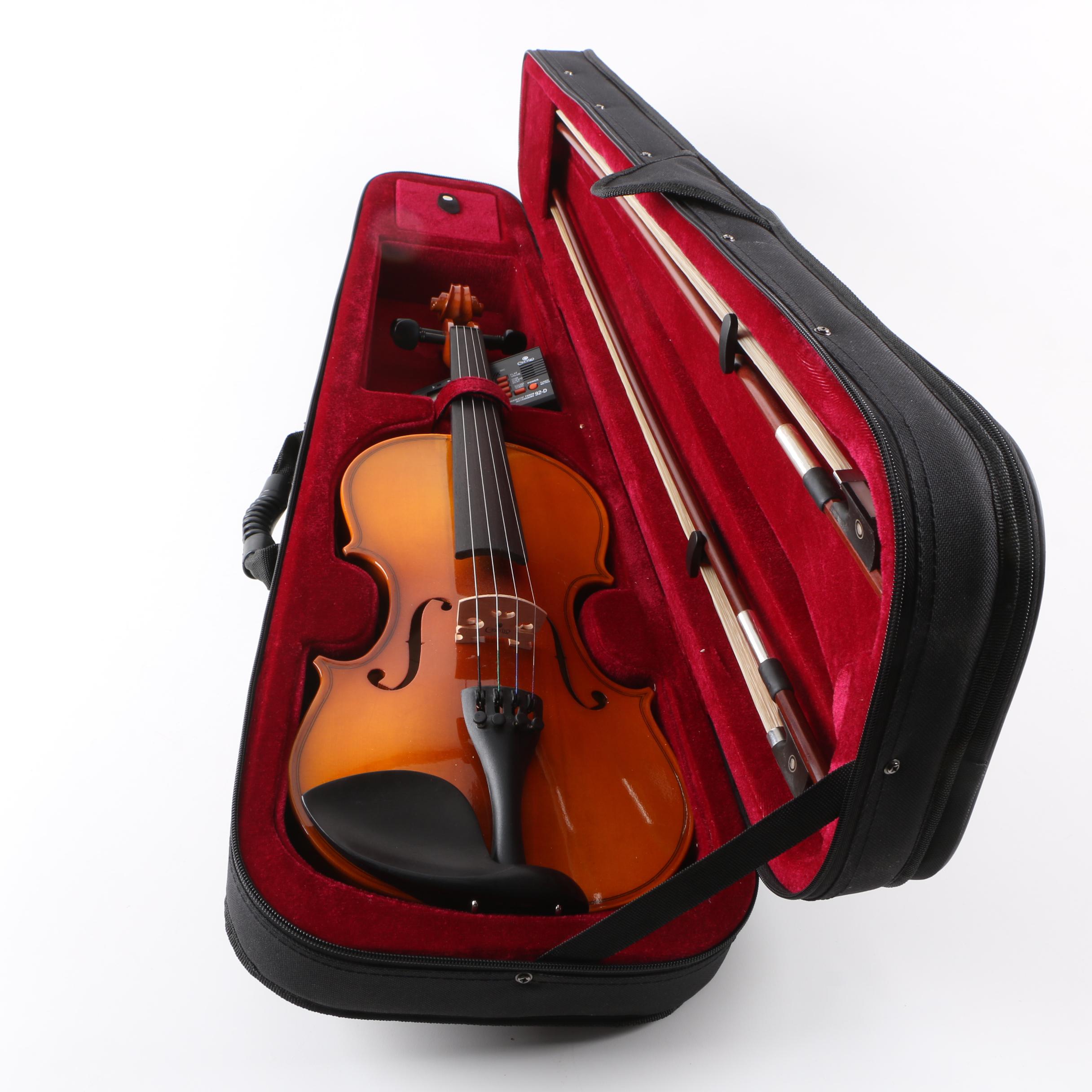 Mendini by Cecilio MV400 Violin Outfit EBTH