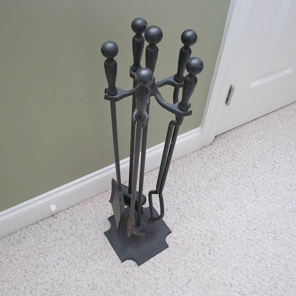 Cast Iron Fireplace Tool Set EBTH
