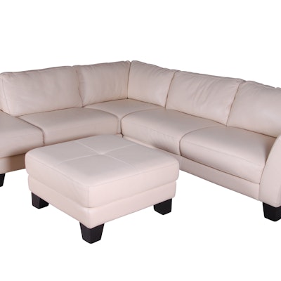Jonathan Louis Upholstered Three Piece Sectional from Macy&#39;s : EBTH