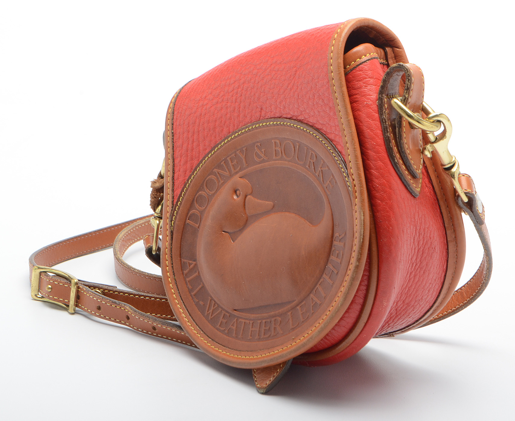 Dooney & Bourke AllWeather Leather Duck Logo Crossbody Bag EBTH