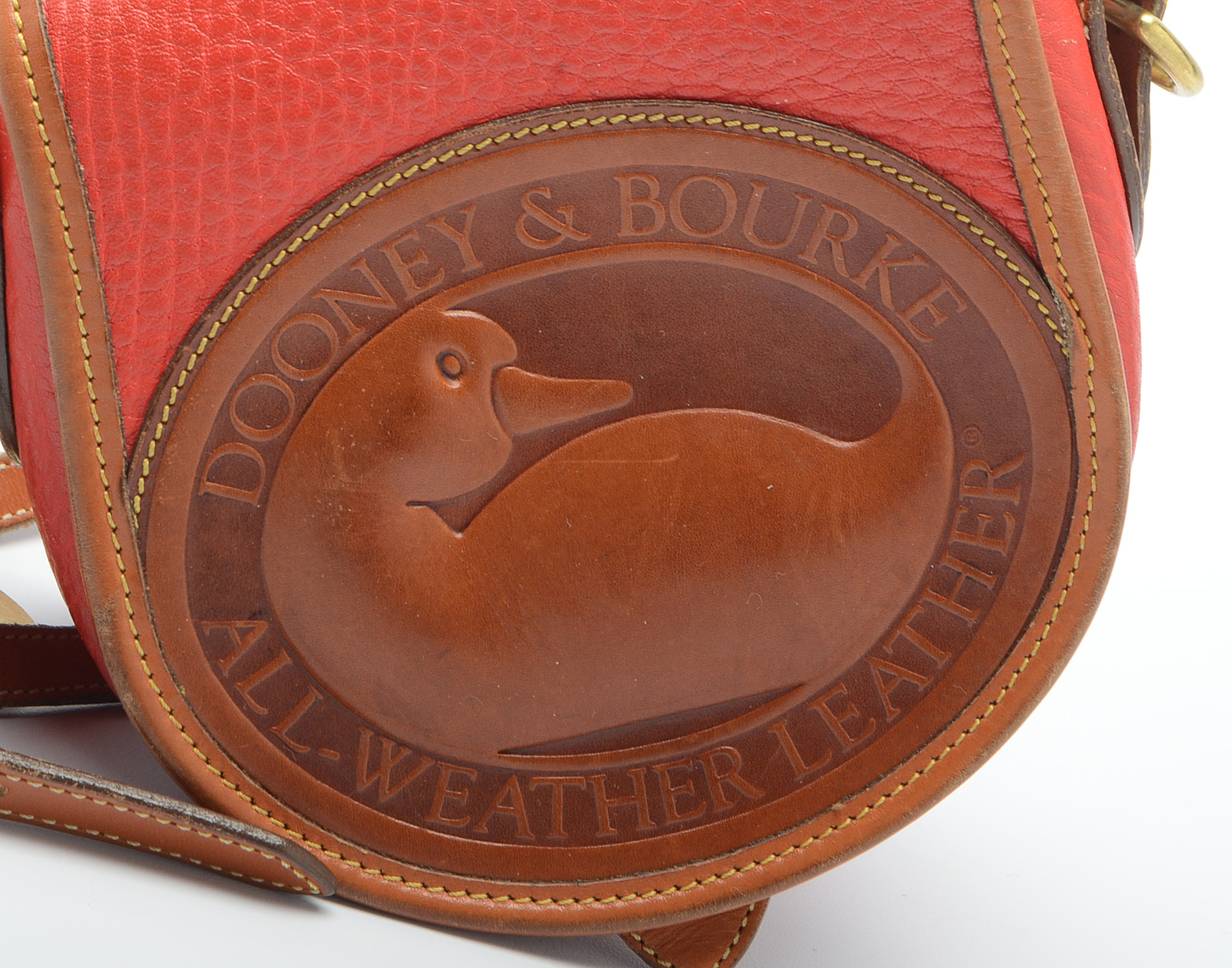 Dooney & Bourke AllWeather Leather Duck Logo Crossbody Bag EBTH