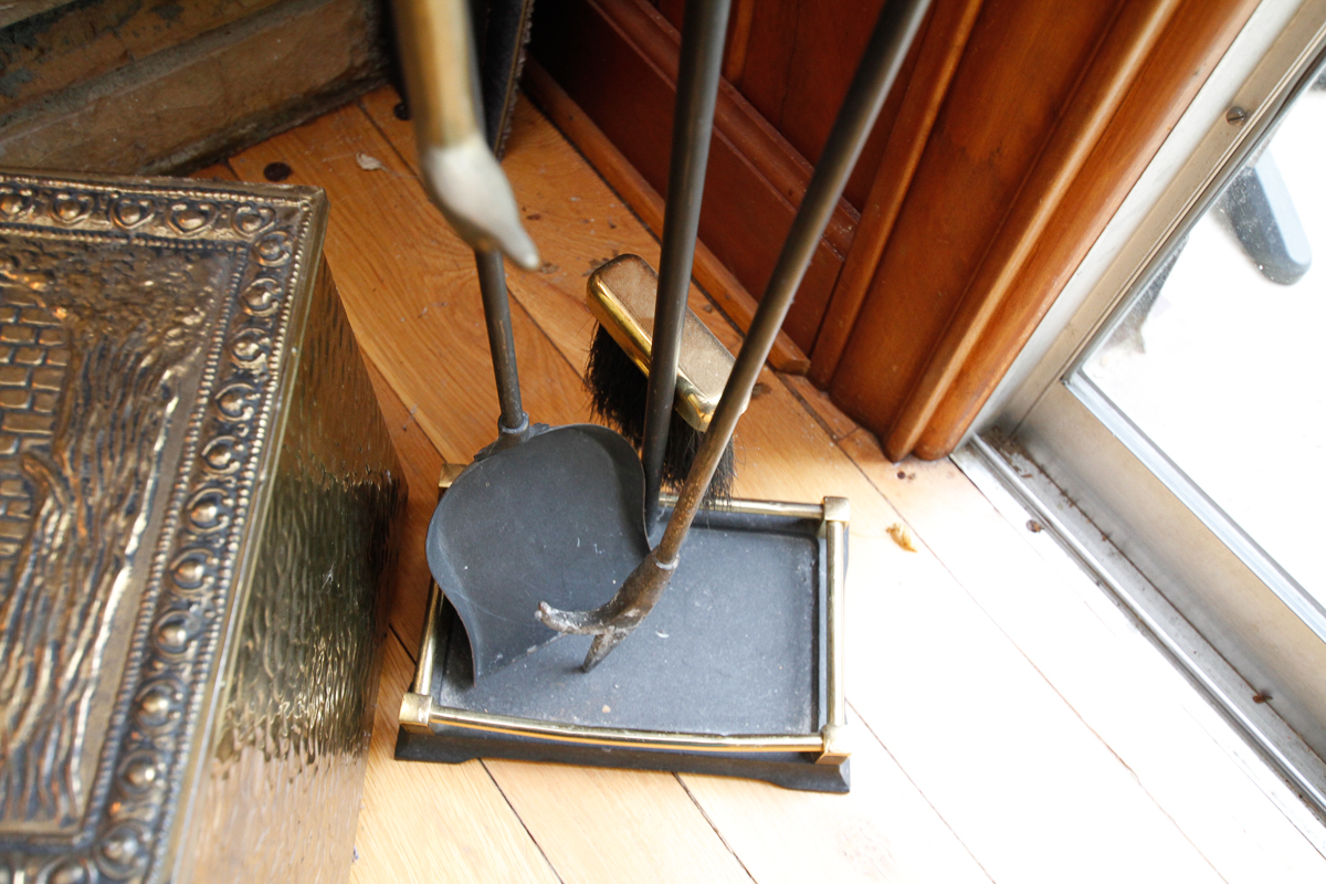 Antique Fireplace Heath Coal Box EBTH