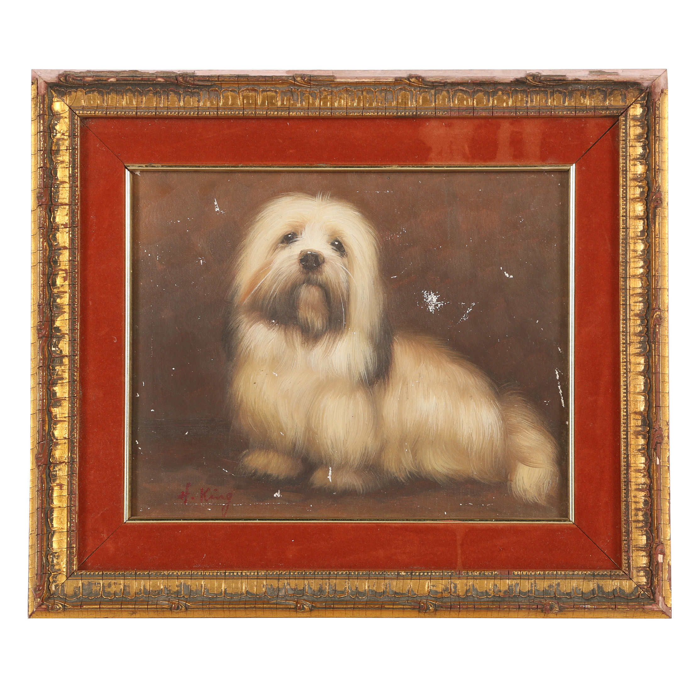 H King Oil Painting Ebth