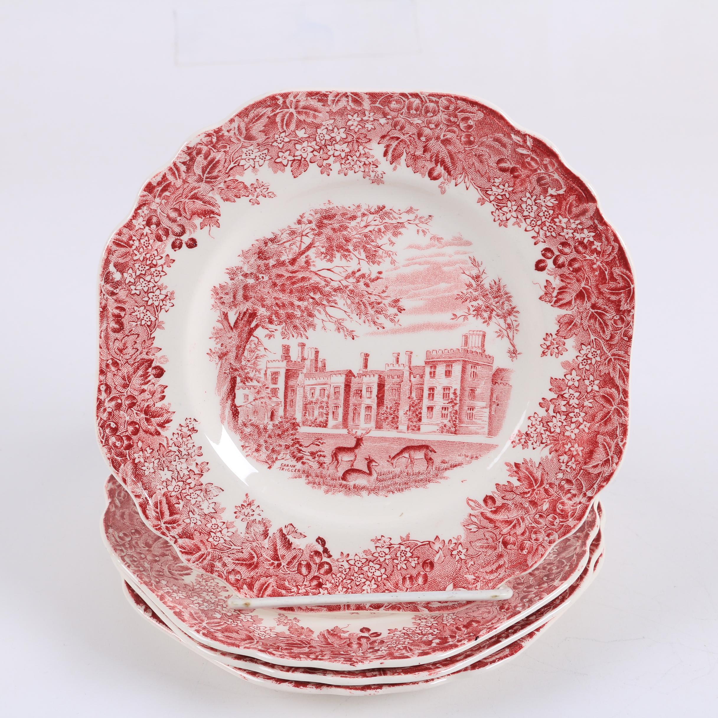 J & G Meakin "Romantic England Red" English Tableware | EBTH