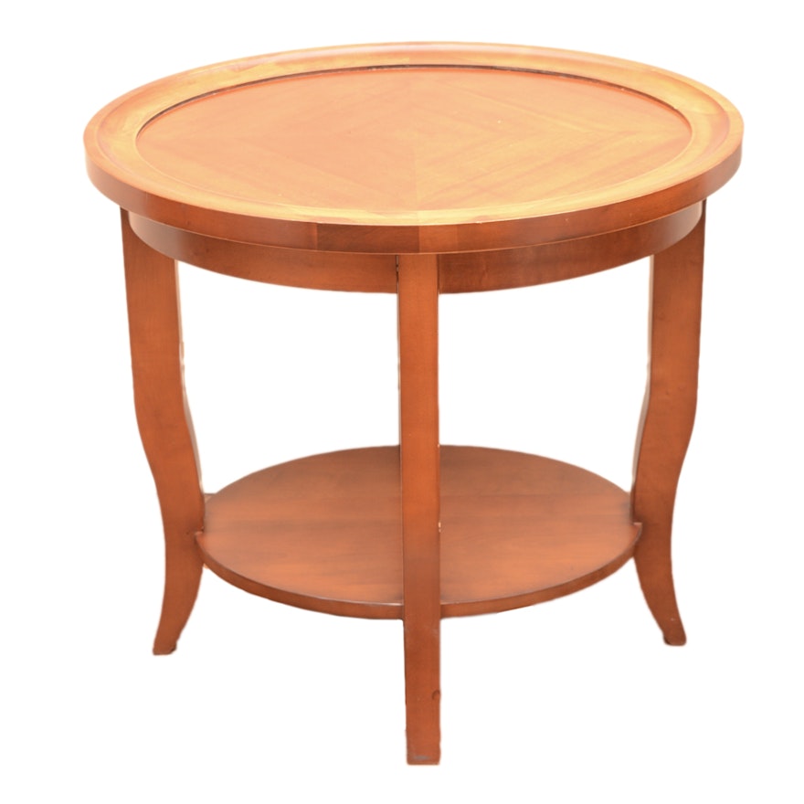 Andes International Inc Oval Side Table Ebth Andes International Inc Oval Side Table